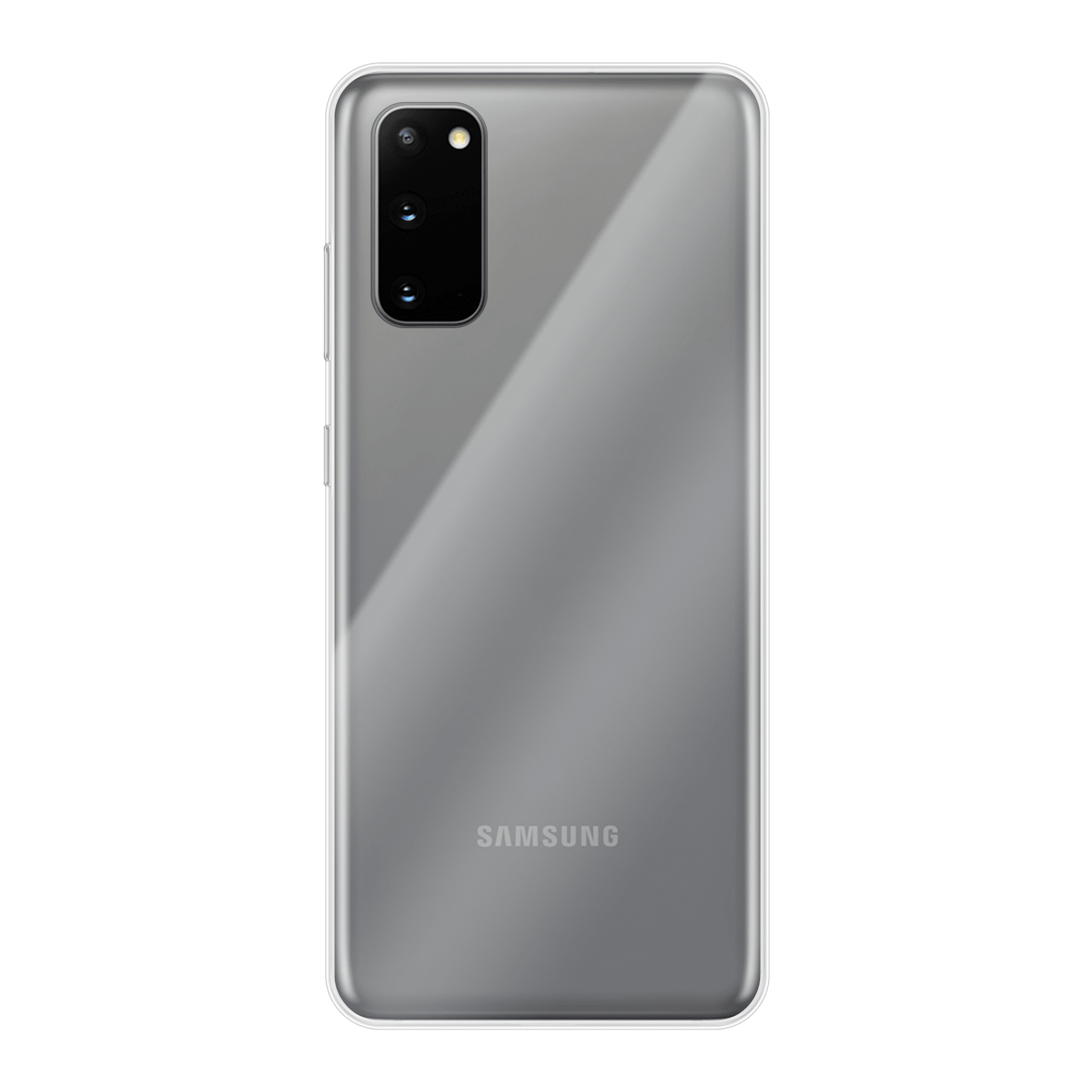 Samsung Galaxy S20 / Galaxy S20 5G Zachte hoes (achterkant bedrukt, transparant)