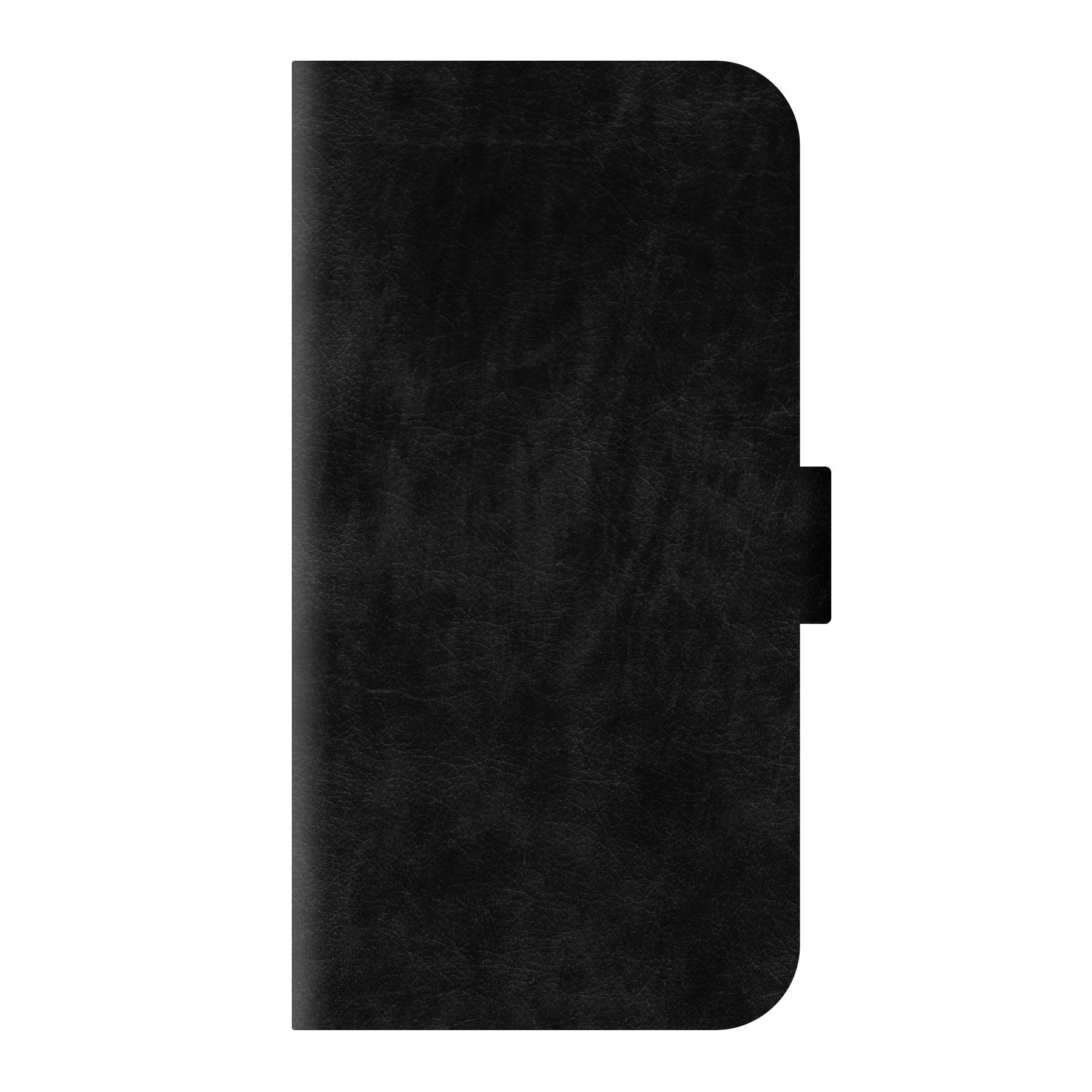 Apple iPhone Xs Max Wallet hoesje (voorzijde bedrukt, zwart)