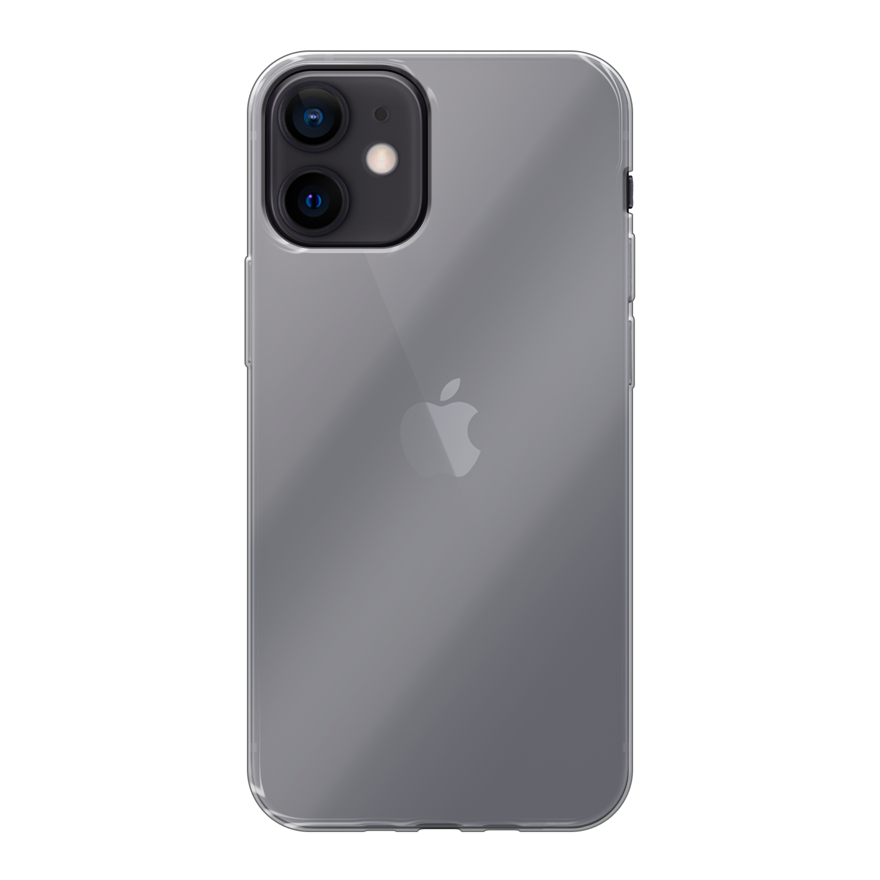 Apple iPhone 12 mini Zachte hoes (achterkant bedrukt, transparant)