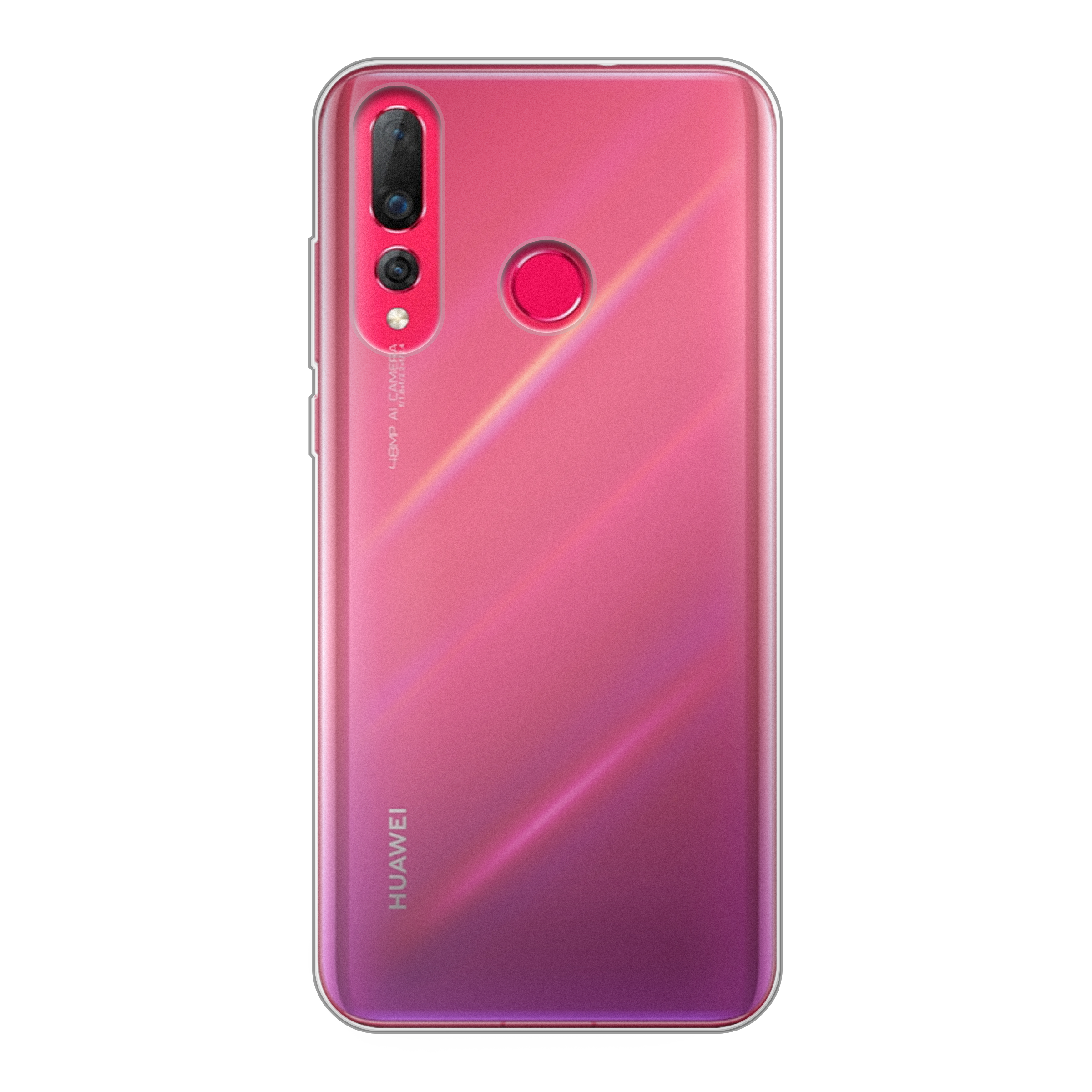 Huawei P30 Lite Zachte hoes (achterkant bedrukt, transparant)