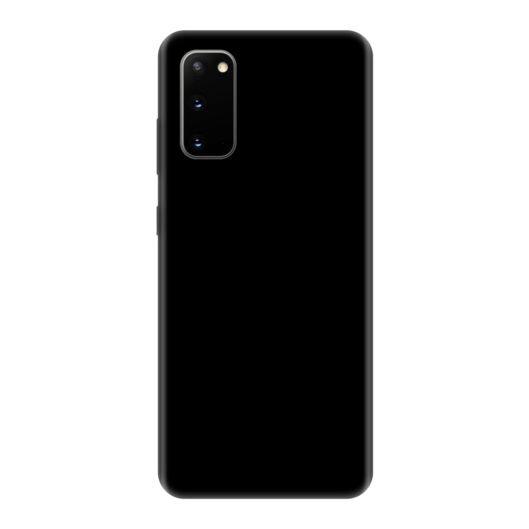 Samsung Galaxy S20 / Galaxy S20 5G Zachte hoes (achterkant bedrukt, zwart)