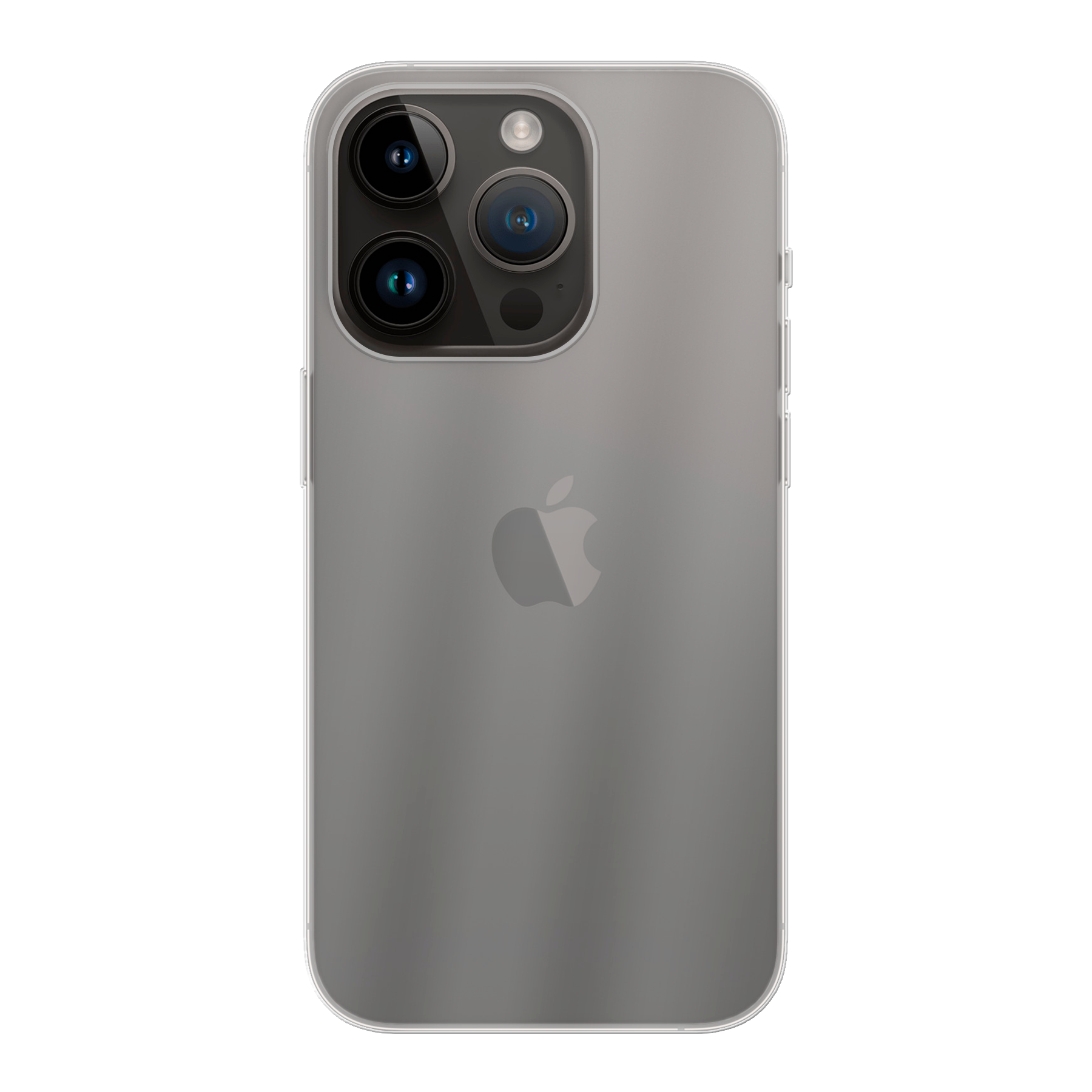 Apple iPhone 14 Pro Zachte hoes (achterkant bedrukt, transparant)