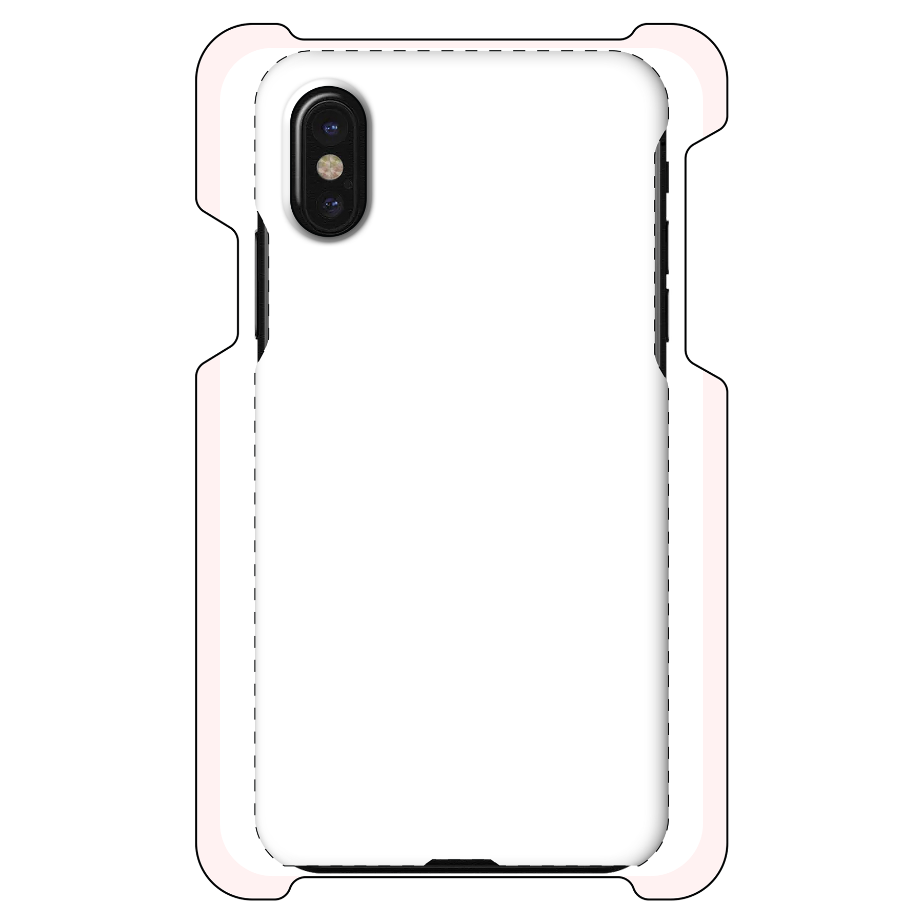Apple iPhone X / Xs Hardcase (volledig bedrukt, glanzend)