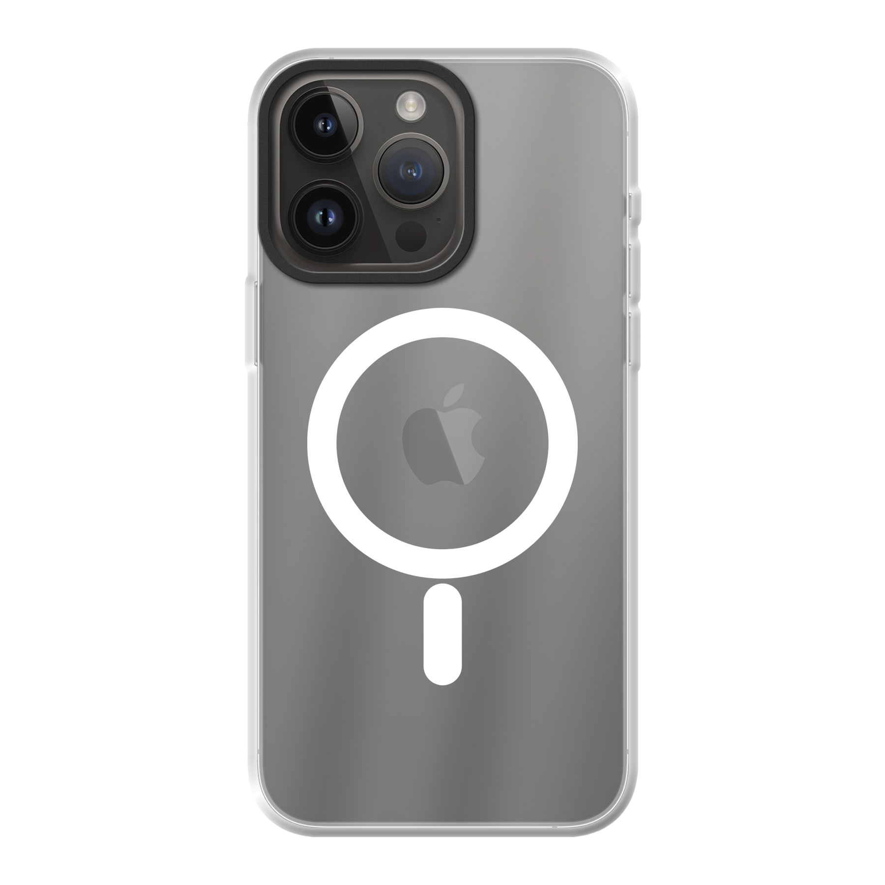 Apple iPhone 14 Pro Max Hybrid hoesje met MagSafe (achterkant bedrukt, transparant)