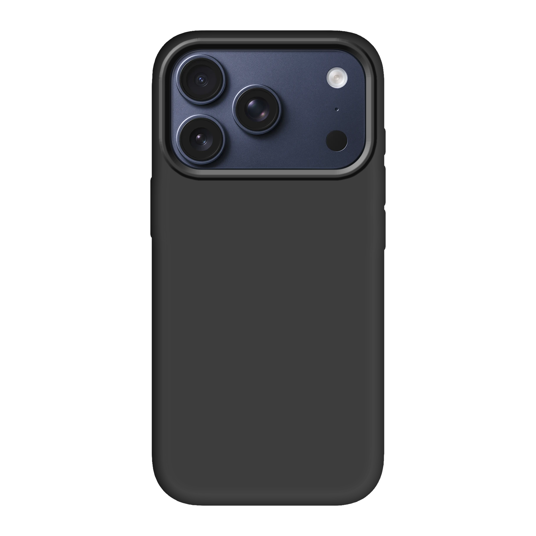 Apple iPhone 17 Pro Biologisch afbreekbaar hoesje (achterkant bedrukt, zwart)