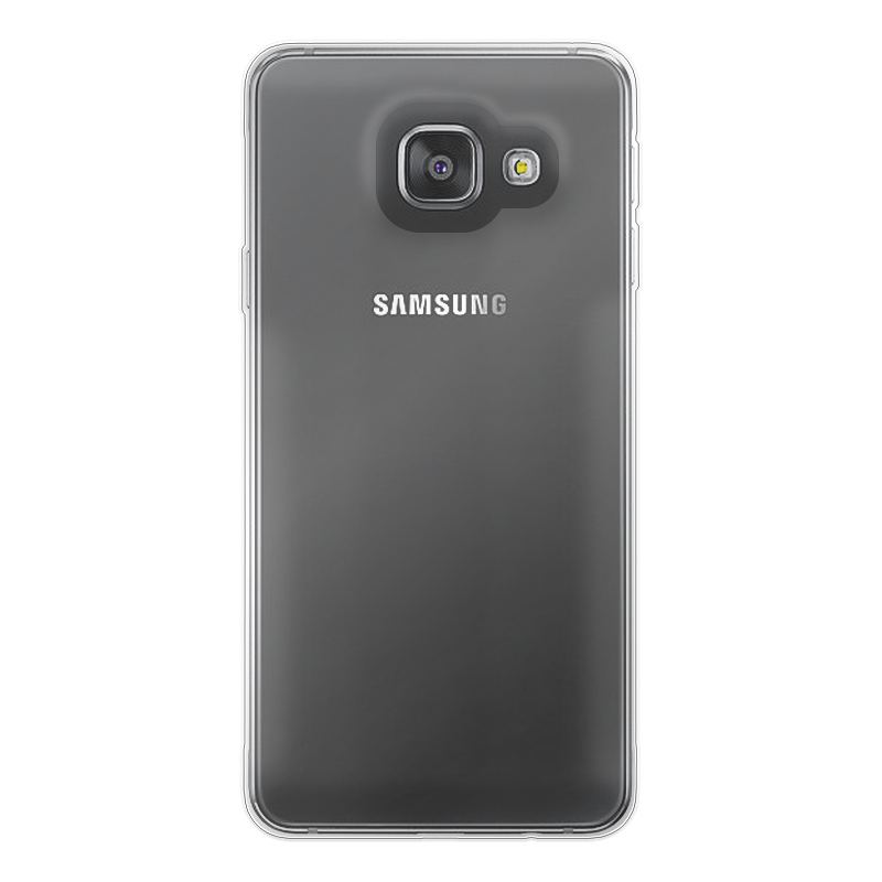 Samsung Galaxy A3 (2016) Zachte hoes (achterkant bedrukt, transparant)