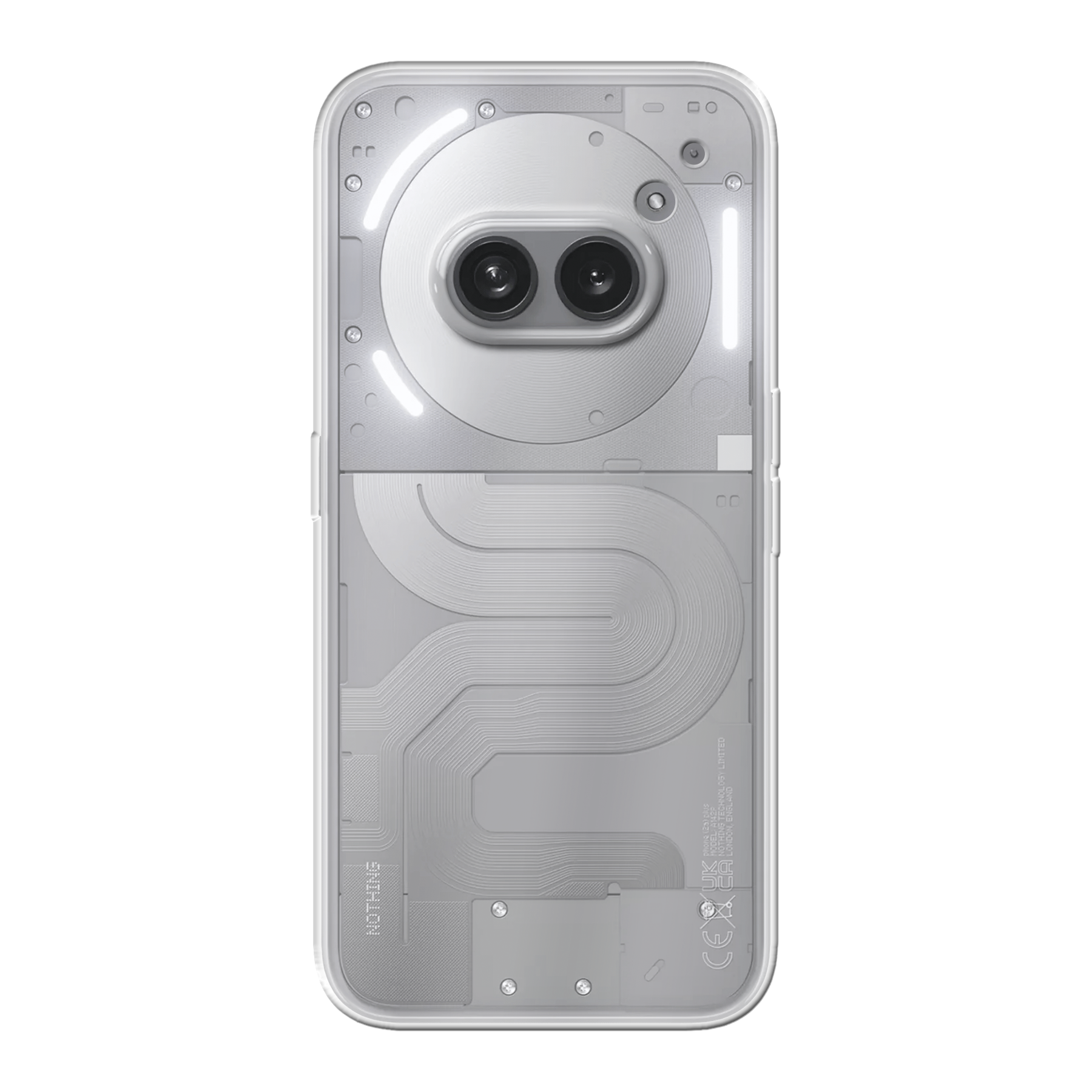 Nothing Phone (2a) Plus zachte case (achterkant bedrukt, transparant)