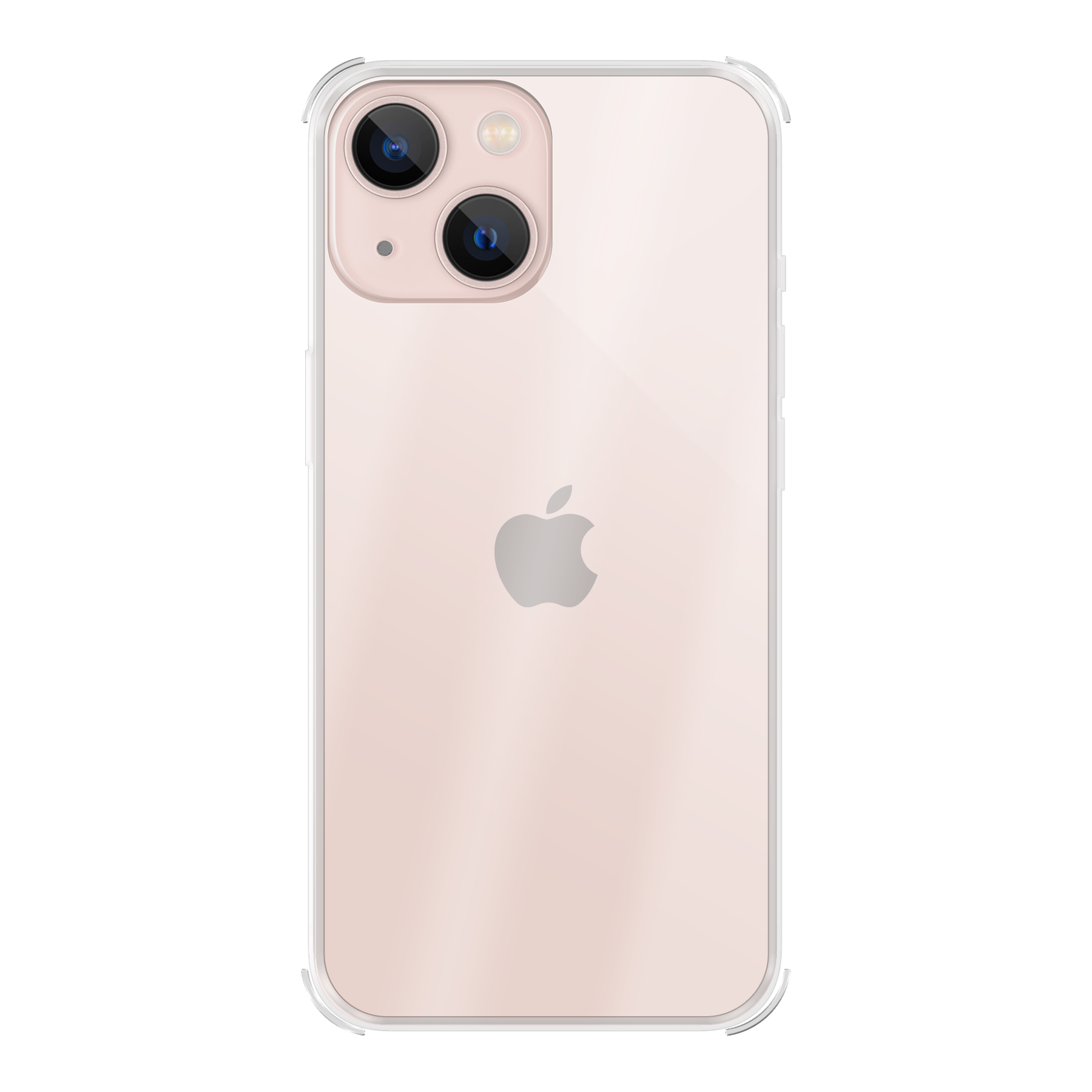 Apple iPhone 13 mini Bumper case (achterkant bedrukt, transparant)