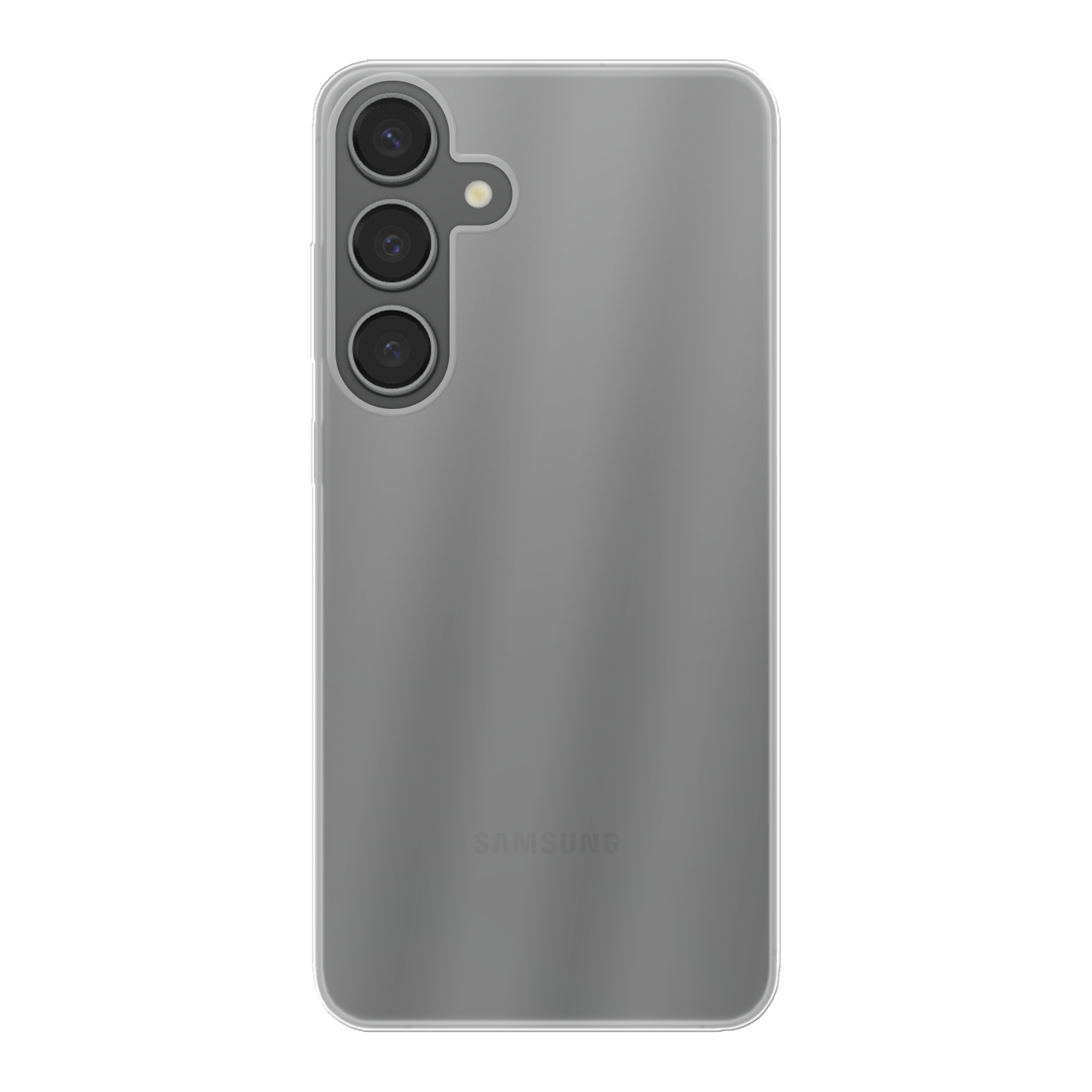 Samsung Galaxy S24 Plus Zachte hoes (achterkant bedrukt, transparant)