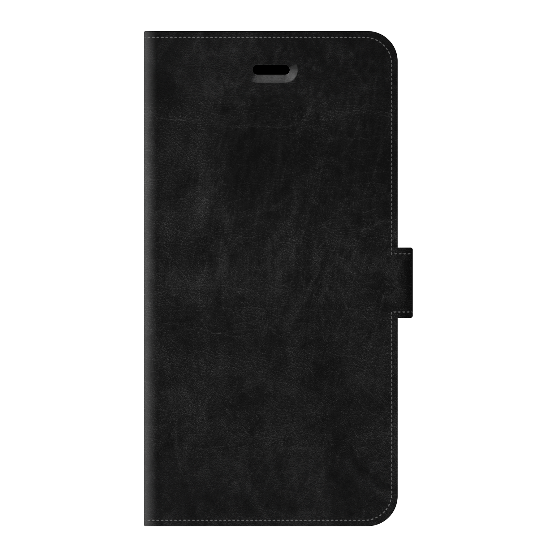 Apple iPhone 6 Plus / iPhone 6s plus Wallet case (voorzijde bedrukt, zwart)