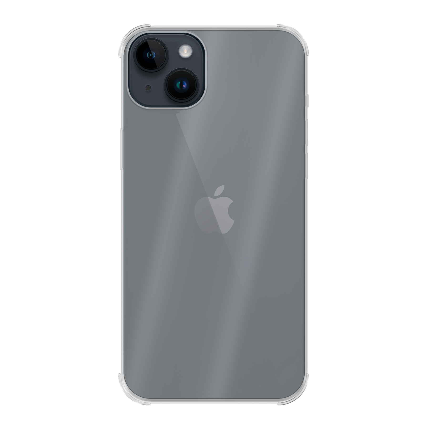 Apple iPhone 14 Plus Bumper case (achterkant bedrukt, transparant)