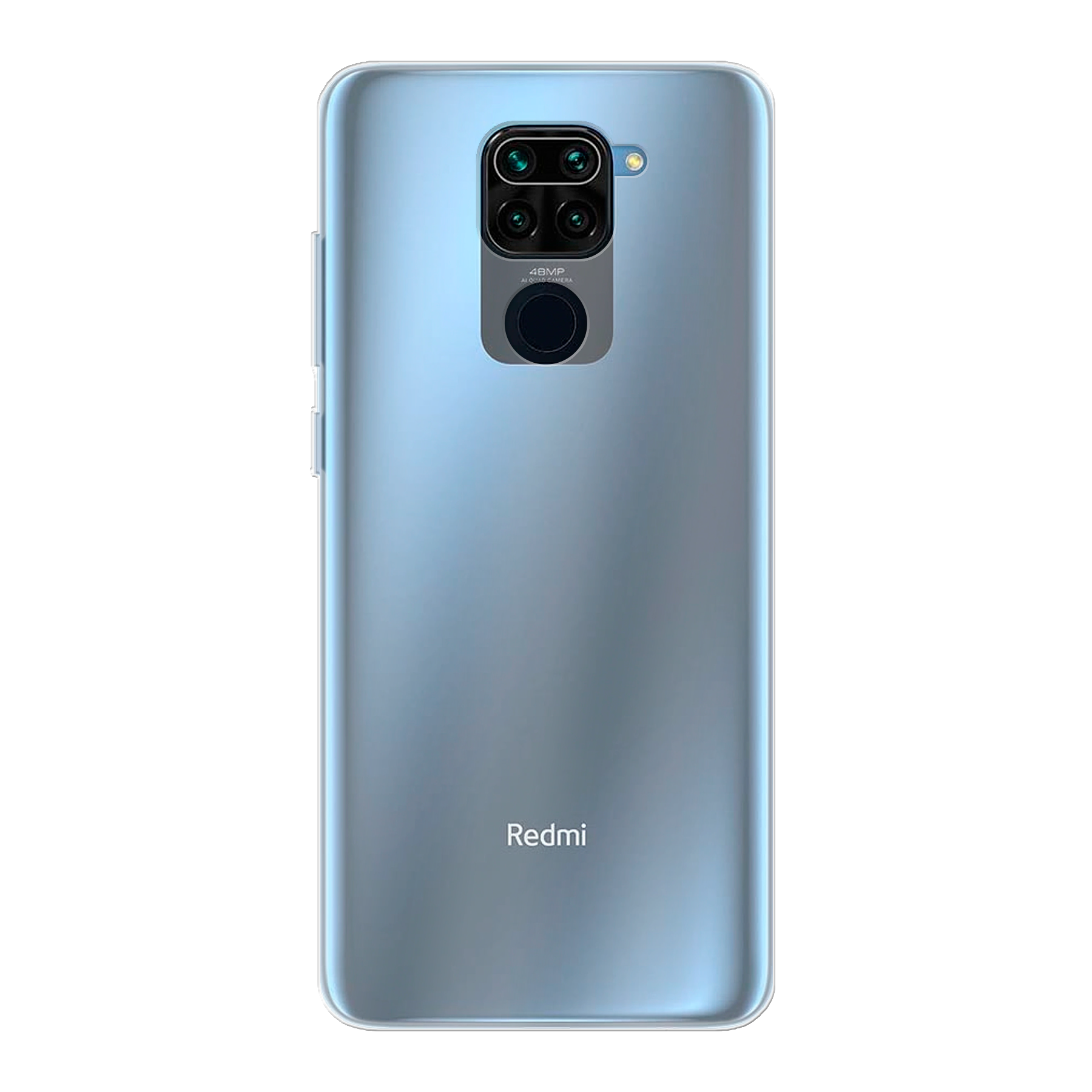 Xiaomi Redmi Note 9 Zachte hoes (achterkant bedrukt, transparant)