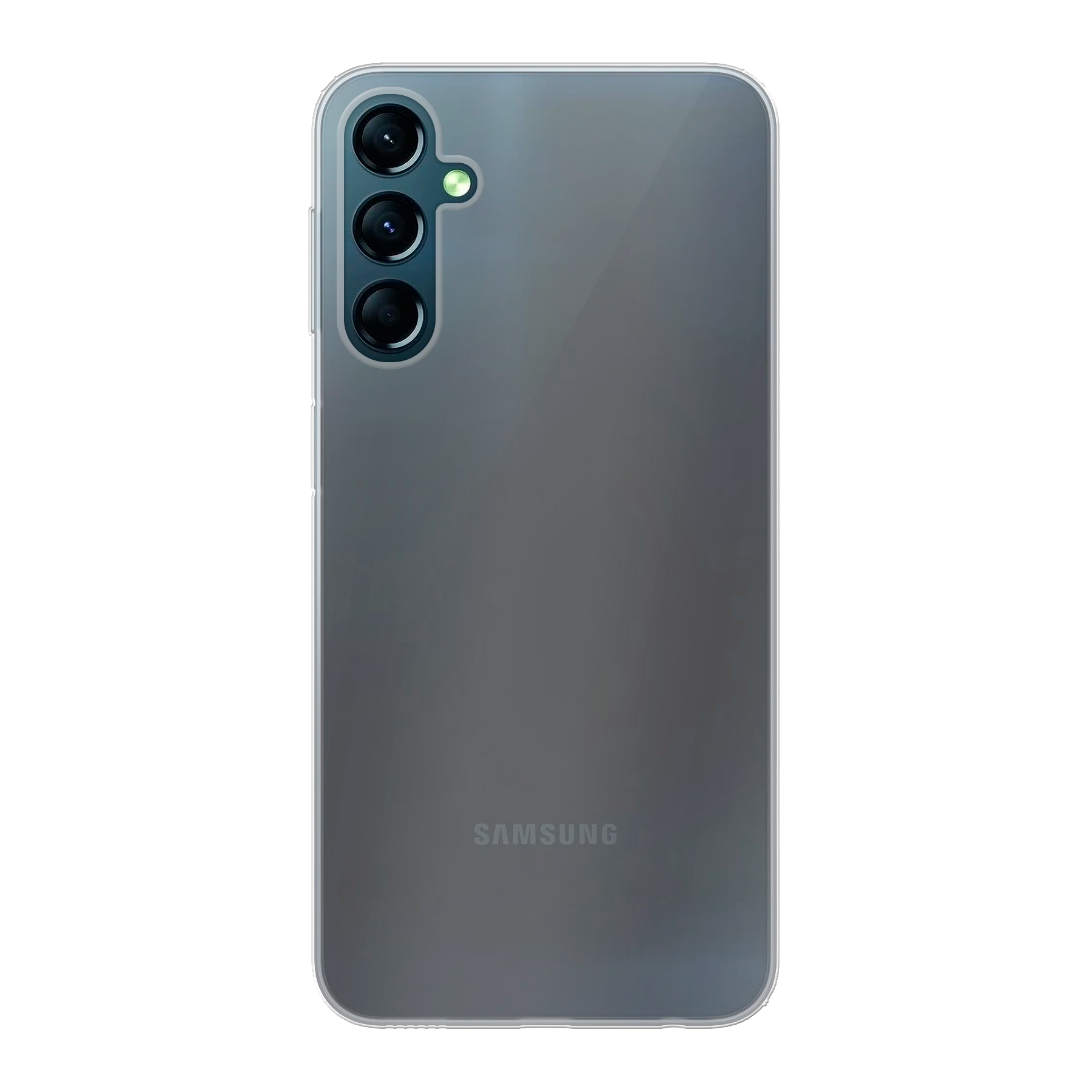 Samsung Galaxy A24 4G Zachte hoes (achterkant bedrukt, transparant)