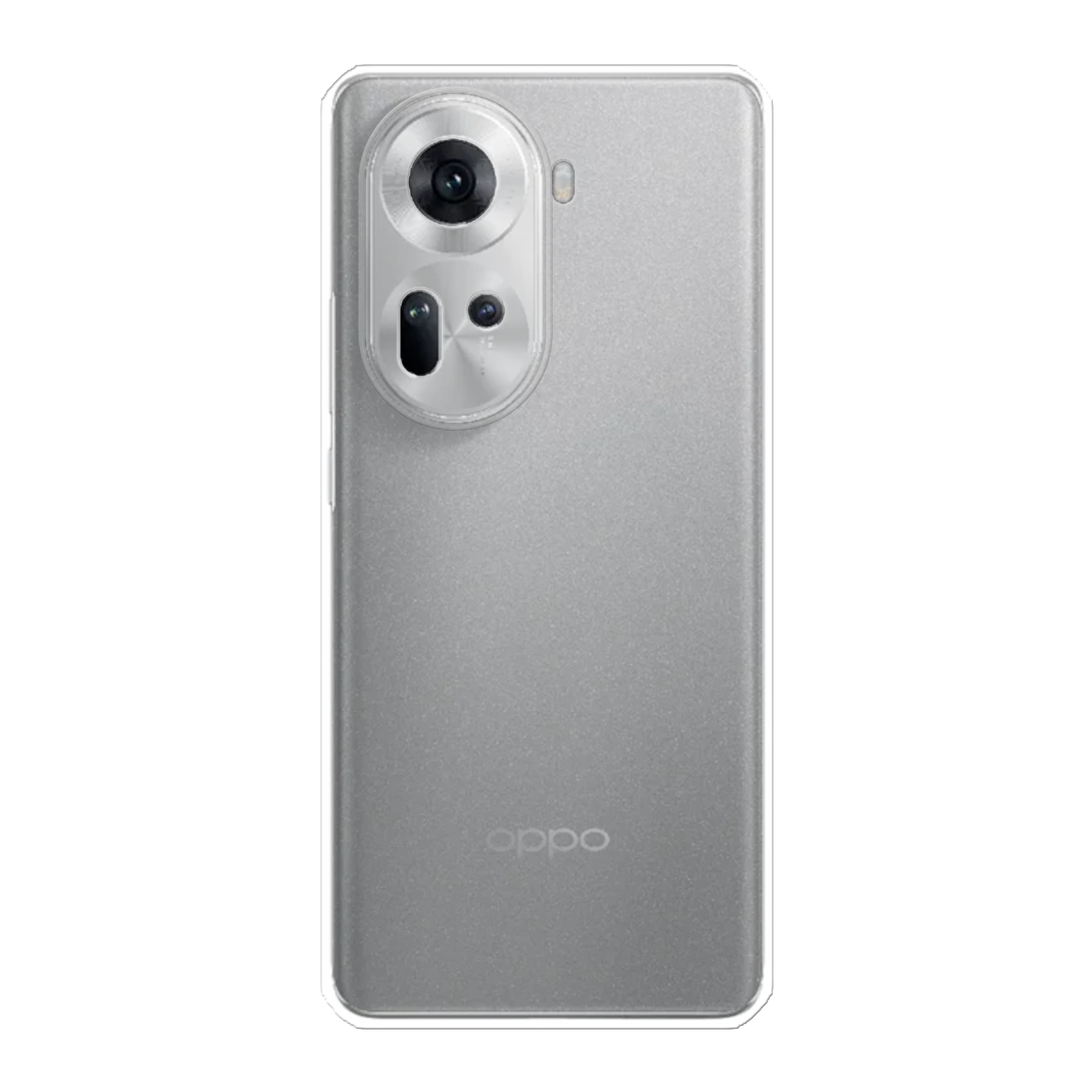 Oppo Reno 11 Zachte hoes (achterkant bedrukt, transparant)