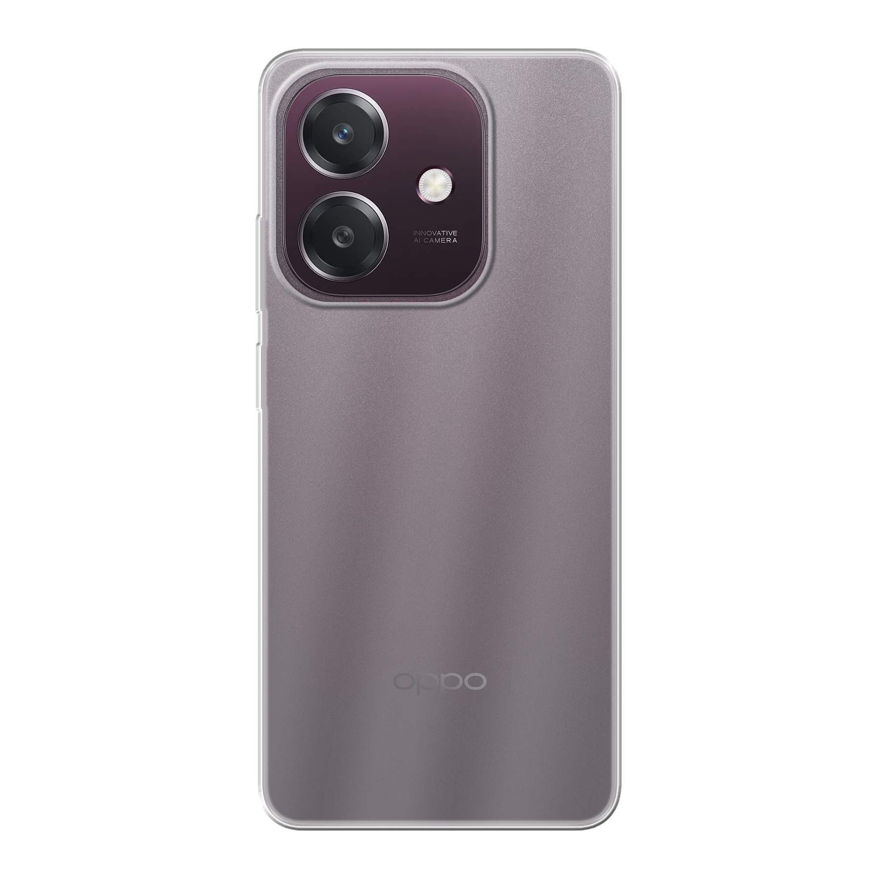 Oppo A60 5G Zachte case (achterkant bedrukt, transparant)
