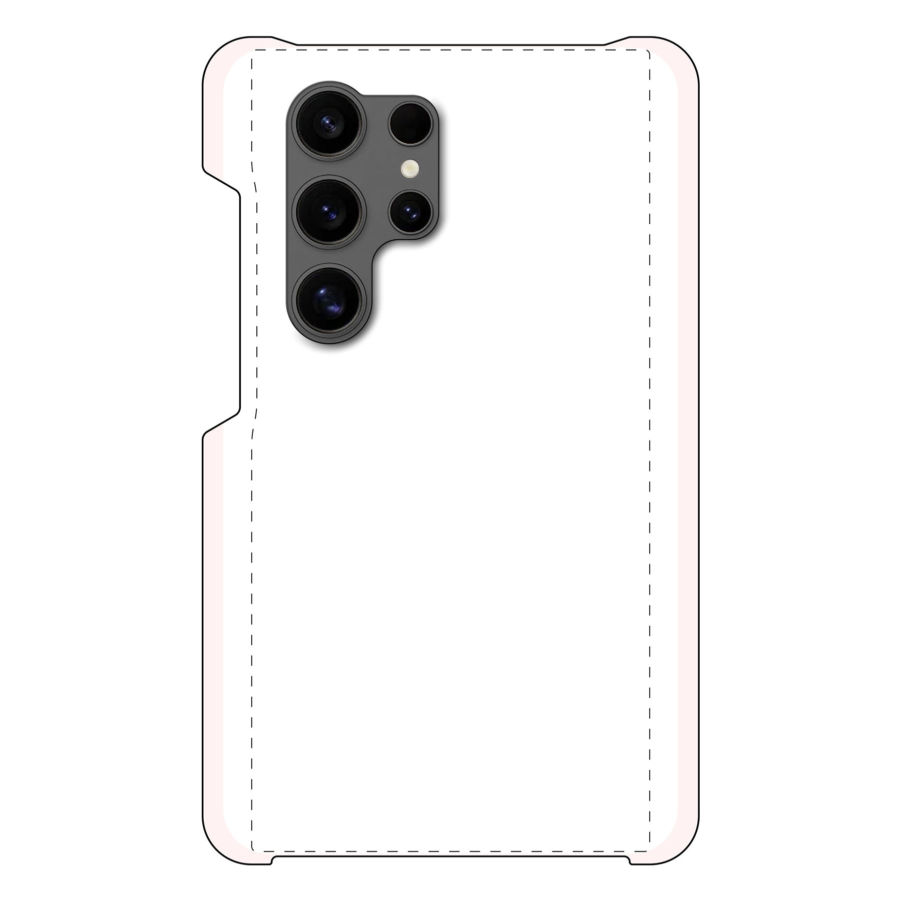 Samsung Galaxy S24 Ultra Hard hoesje (volledig bedrukt, glanzend)