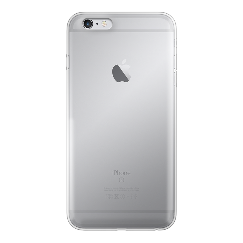 Apple iPhone 6 / 6s Zachte hoes (achterkant bedrukt, transparant)