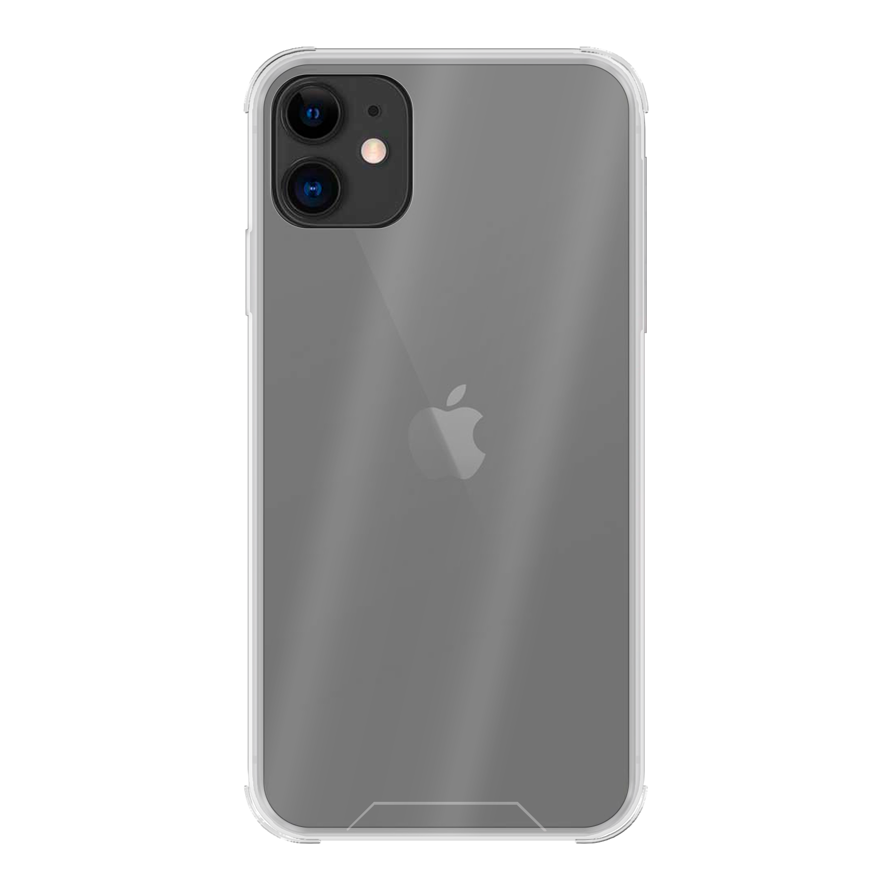 Apple iPhone 11 Bumper case (achterkant bedrukt, transparant)