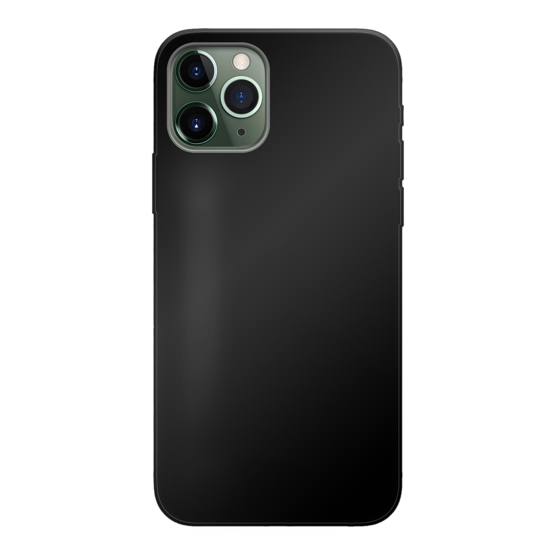 Apple iPhone 11 Pro Zachte hoes (achterkant bedrukt, zwart)