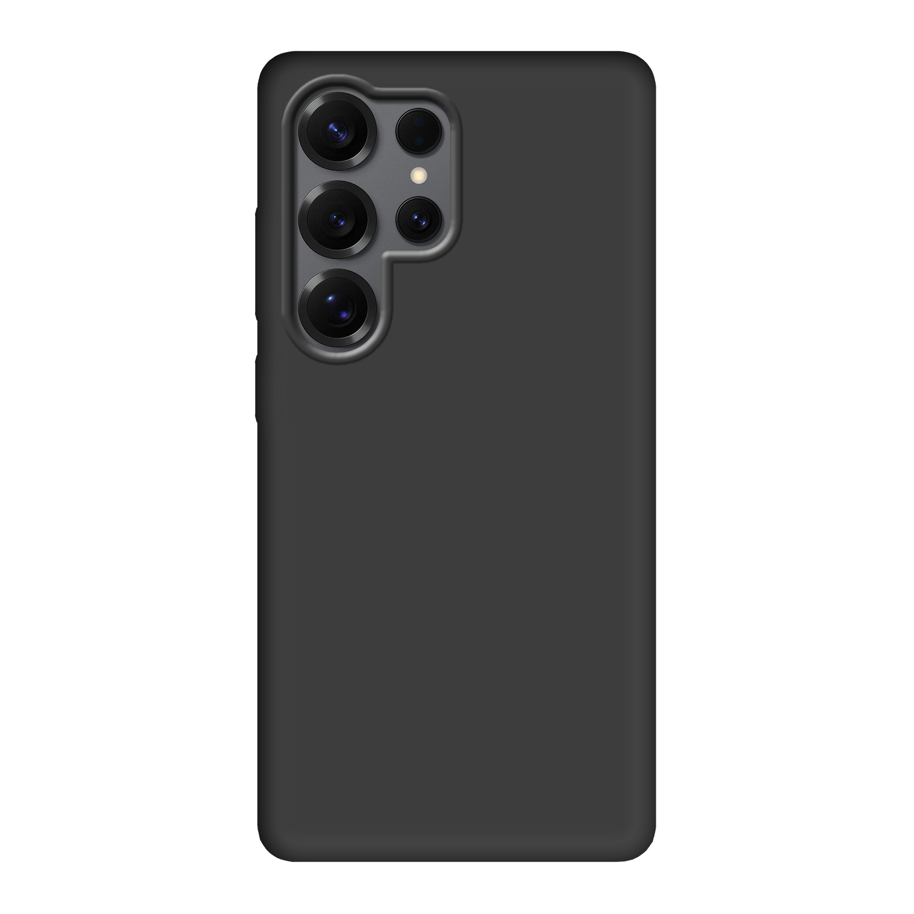 Samsung Galaxy S25 Ultra Biologisch afbreekbaar hoesje (achterkant bedrukt, zwart)