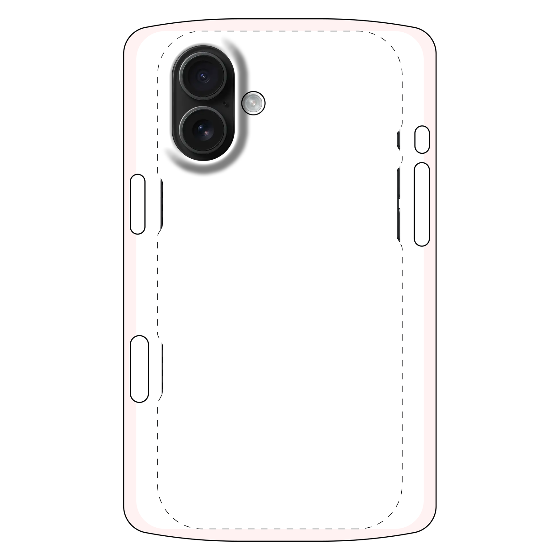 Apple iPhone 16 Plus Hardcase (volledig bedrukt, glanzend)