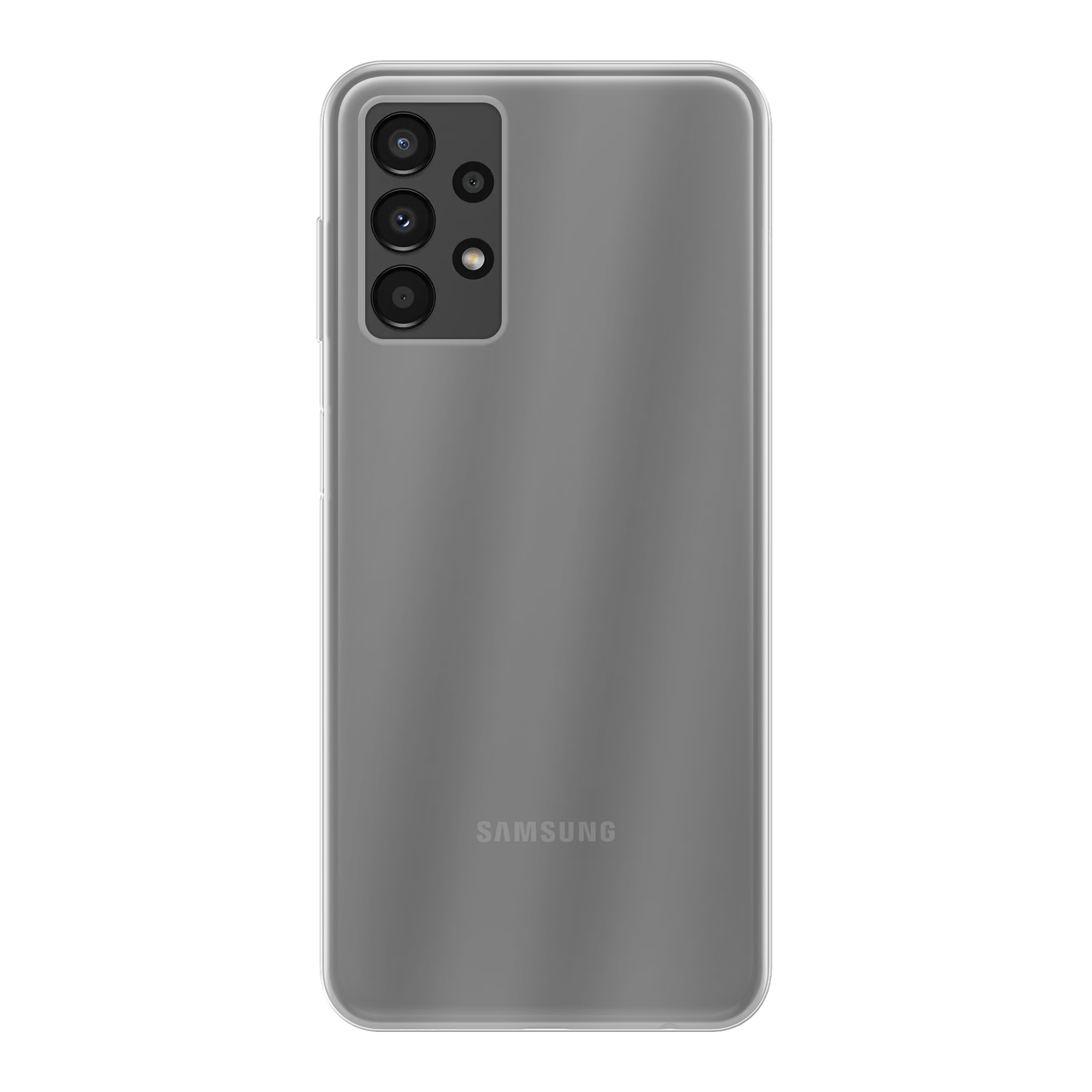 Samsung Galaxy A13 4G Zachte hoes (achterkant bedrukt, transparant)