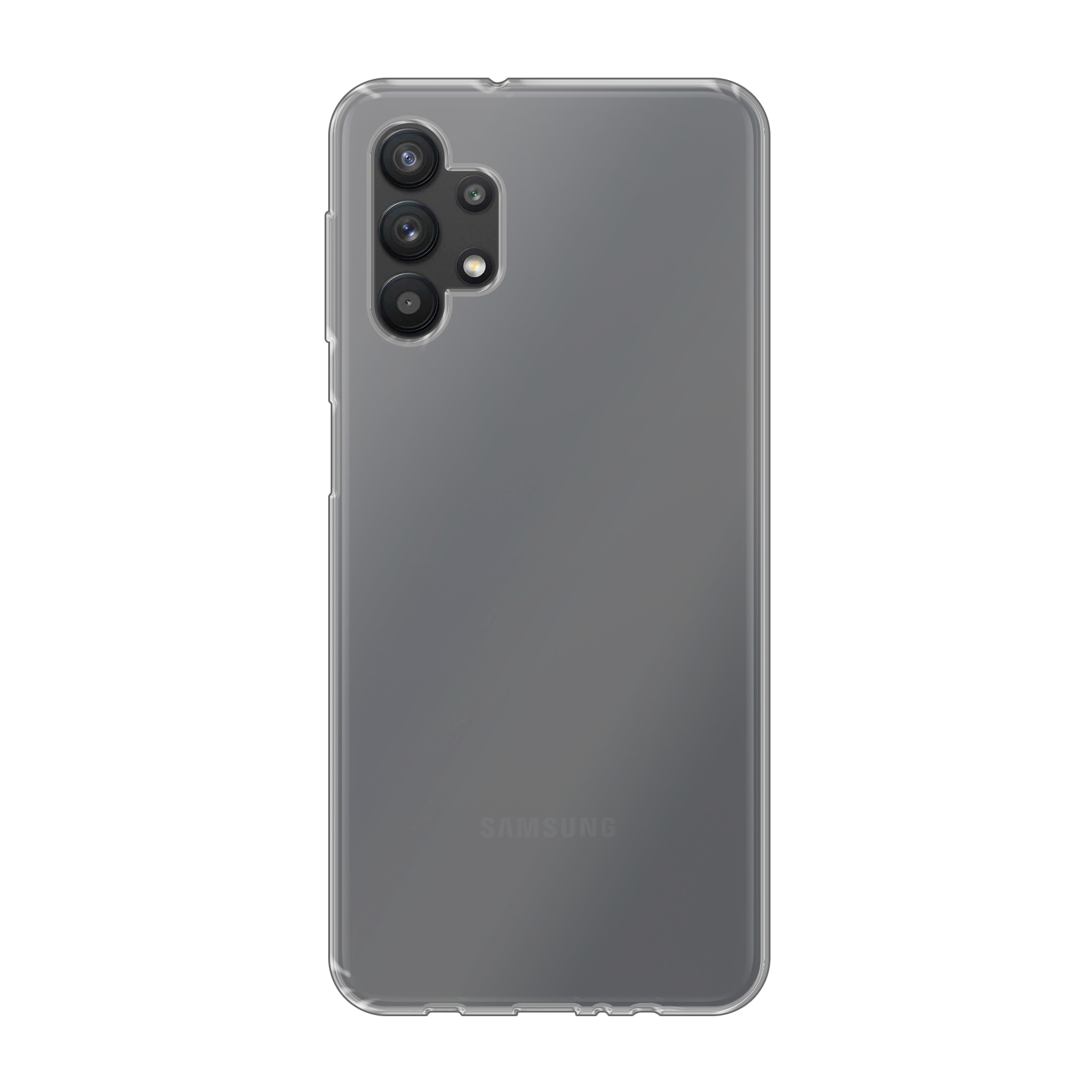 Samsung Galaxy A32 5G Zachte hoes (achterkant bedrukt, transparant)