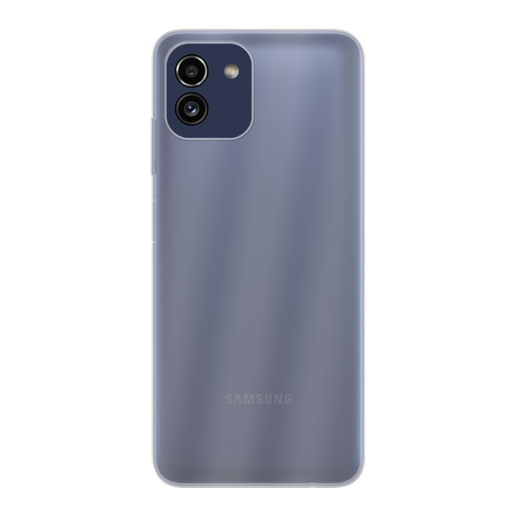 Samsung Galaxy A03 Zachte hoes (achterkant bedrukt, transparant)