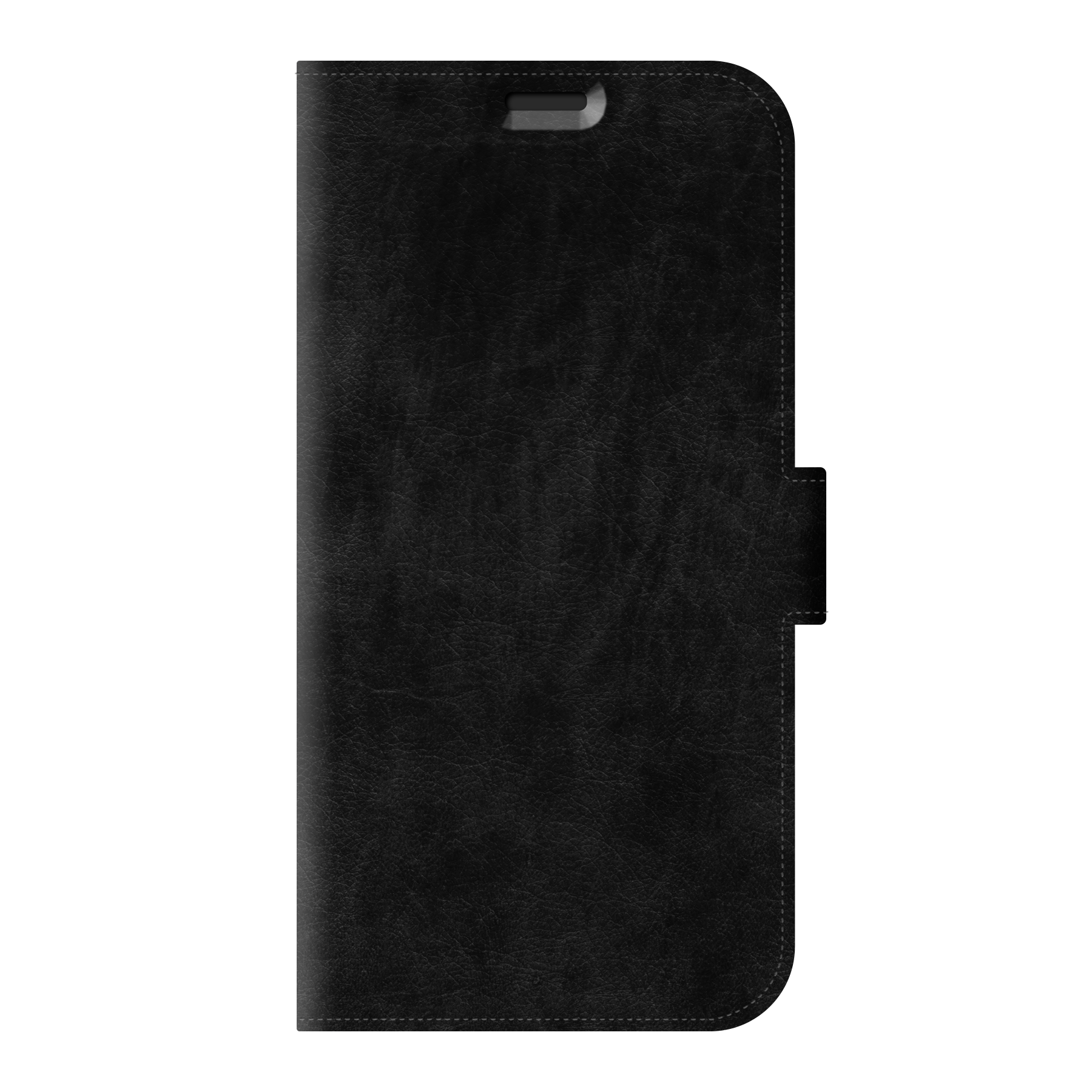 Apple iPhone 14 Pro Max Wallet hoesje (voorzijde bedrukt, zwart)