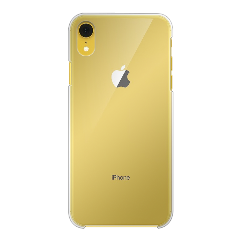 Apple iPhone Xr Hardcase (achterkant bedrukt, transparant)