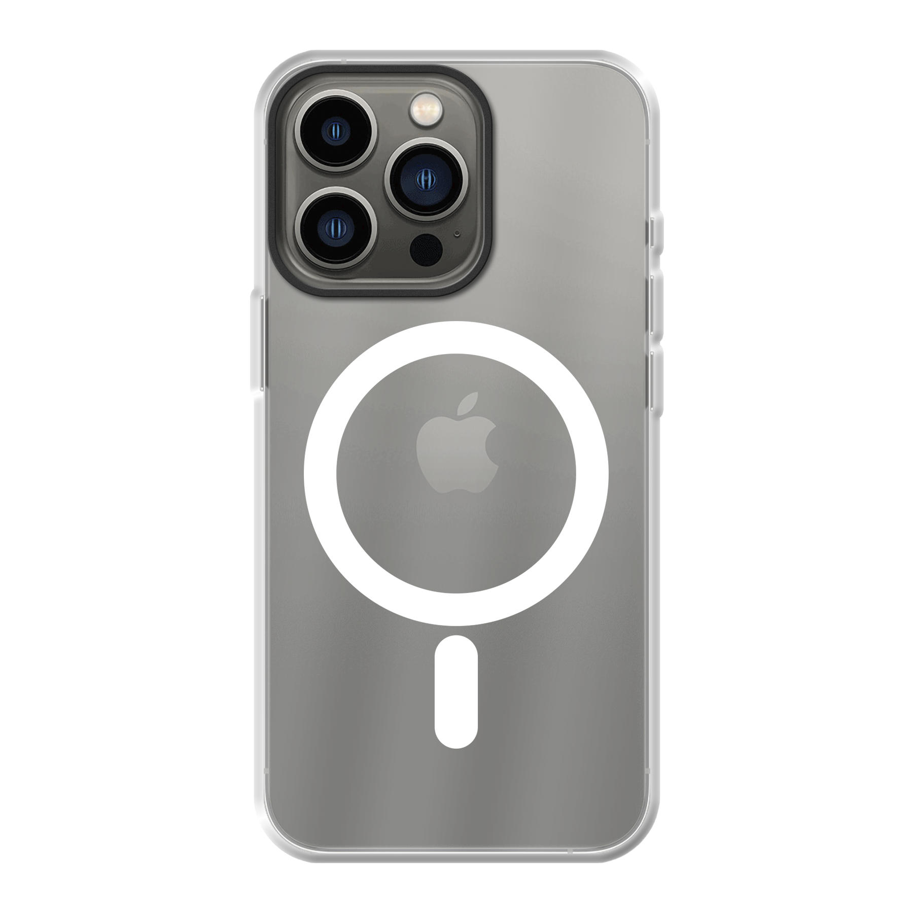 Apple iPhone 13 Pro Hybrid hoesje met MagSafe (achterkant bedrukt, transparant)