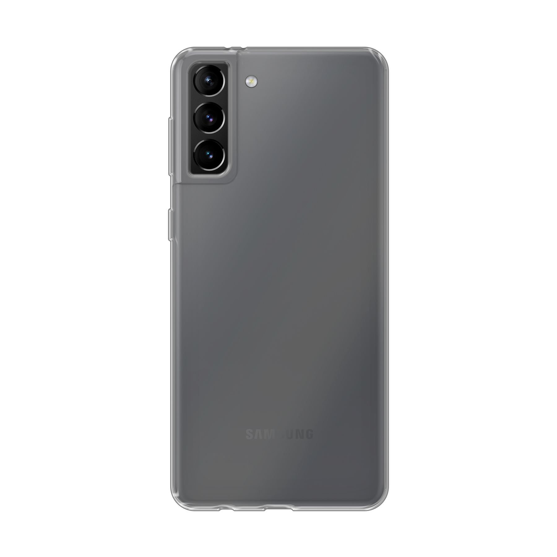 Samsung Galaxy S21 Plus 5G Zachte hoes (achterkant bedrukt, transparant)