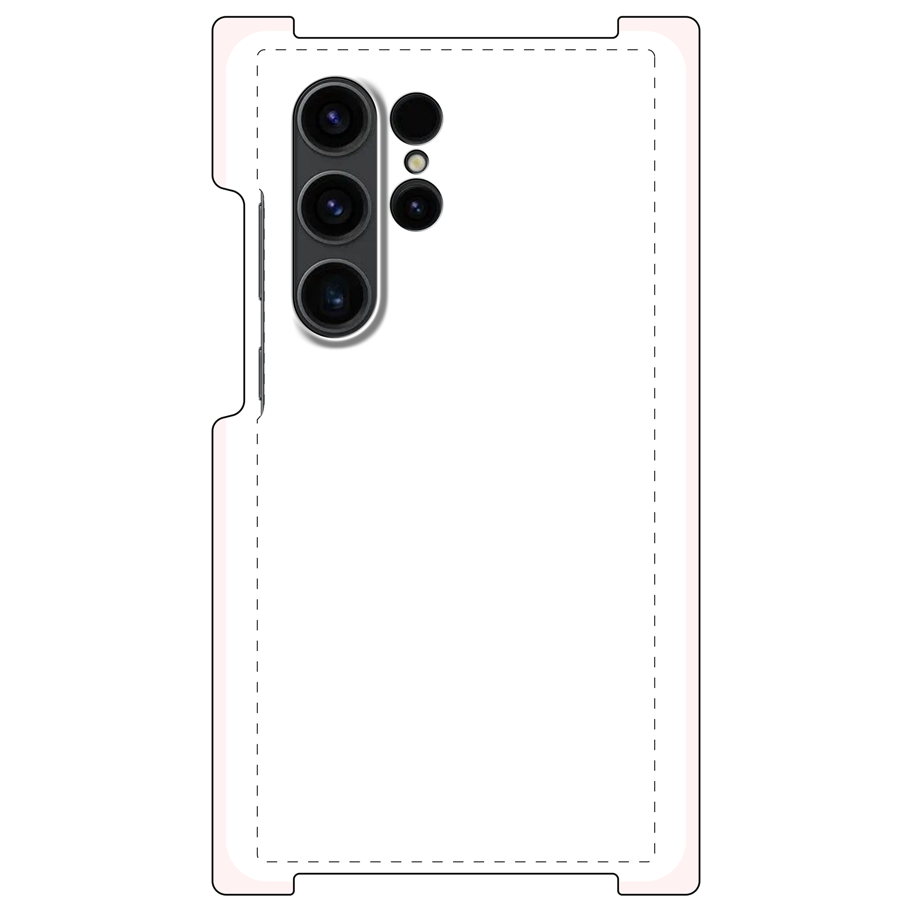 Samsung Galaxy S23 Ultra Hard hoesje (volledig bedrukt, glanzend)