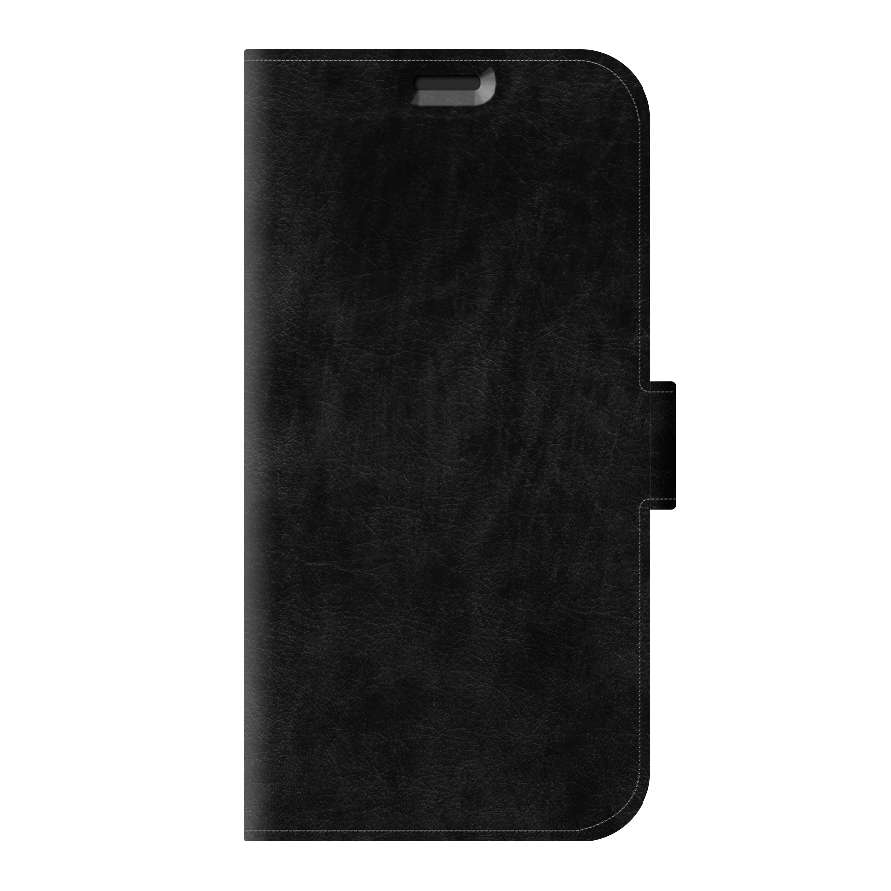 Samsung Galaxy S23 Wallet hoesje (voorzijde bedrukt, zwart)