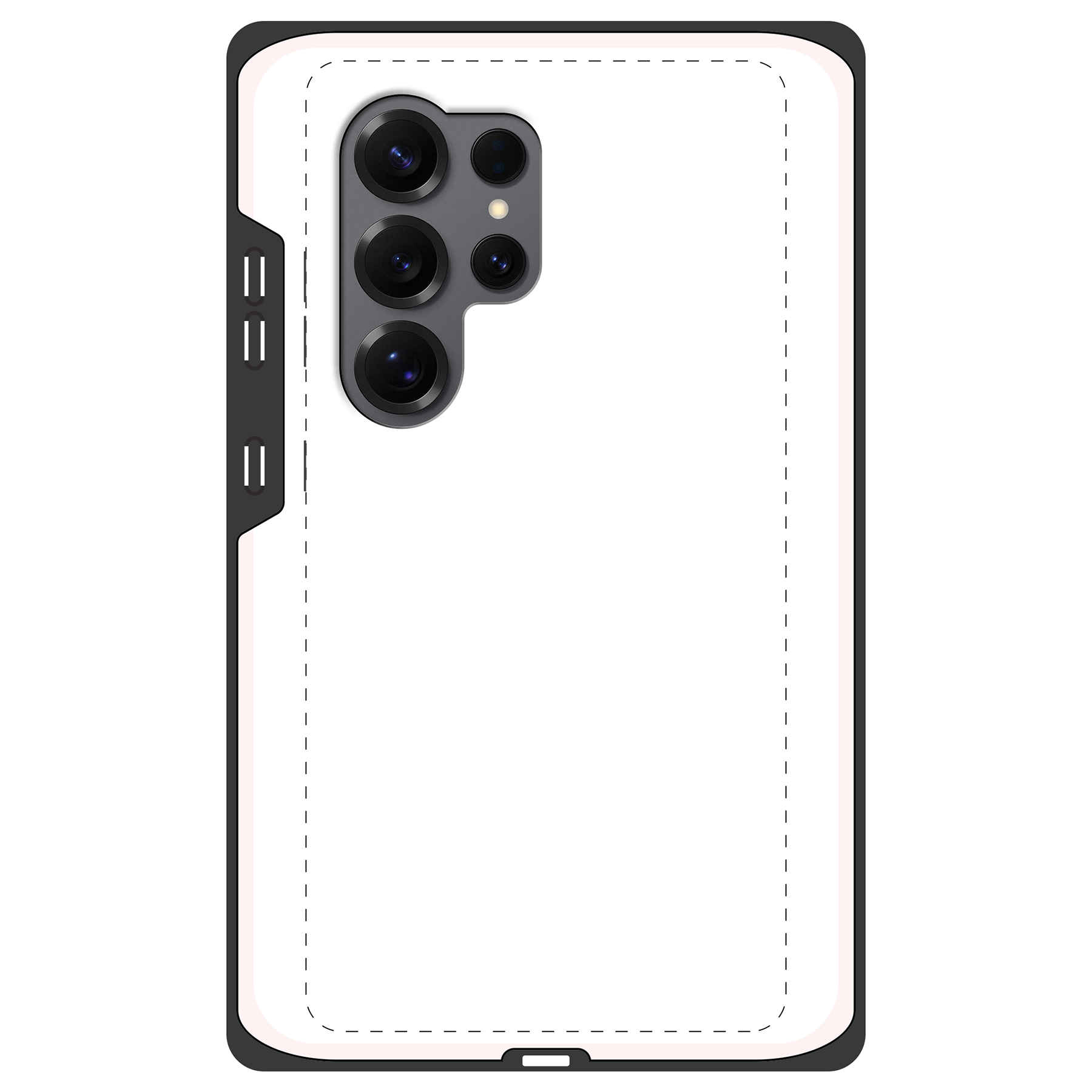 Samsung Galaxy S25 Ultra Tough hoesje (volledig bedrukt, zwarte inzet)