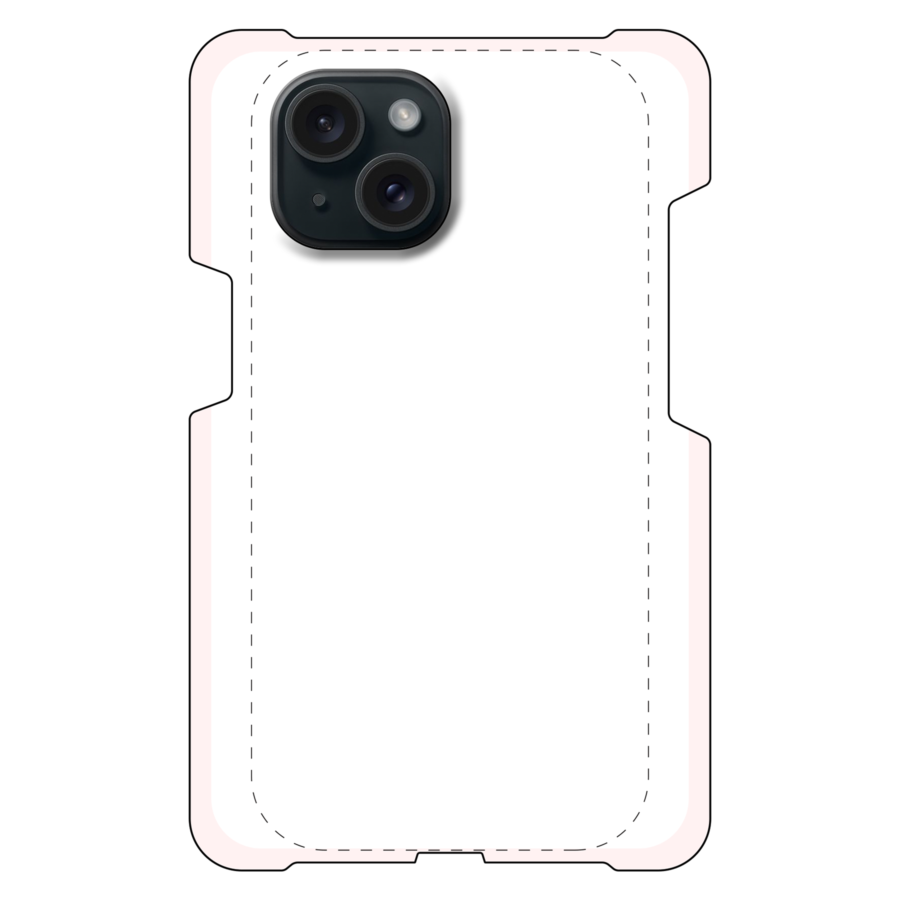 Apple iPhone 15 Hardcase (volledig bedrukt, glanzend)