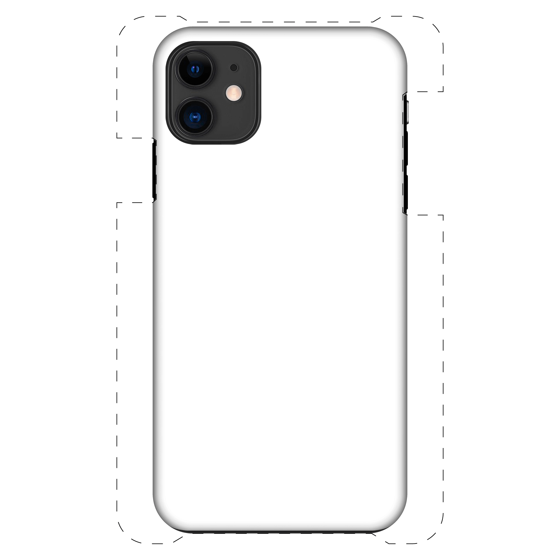 Apple iPhone 11 Tough case (volledig bedrukt, zwarte inzet)
