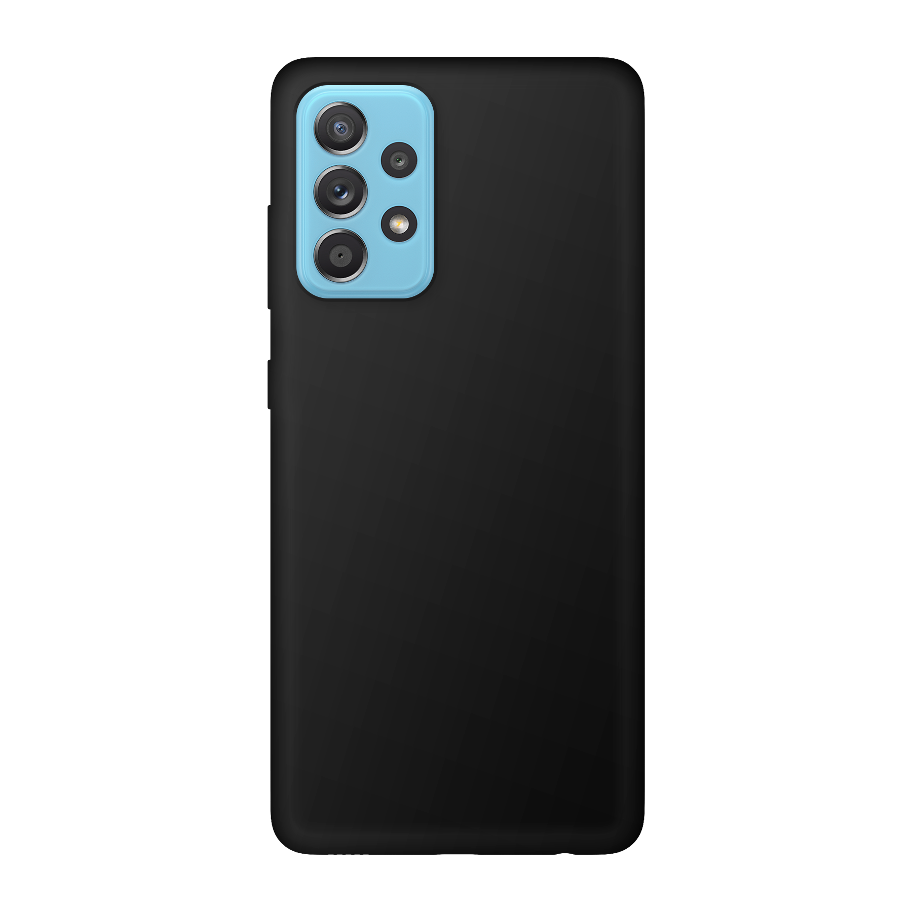 Samsung Galaxy A52 / Galaxy A52 5G / Galaxy A52s 5G Zachte hoes (achterkant bedrukt, zwart)
