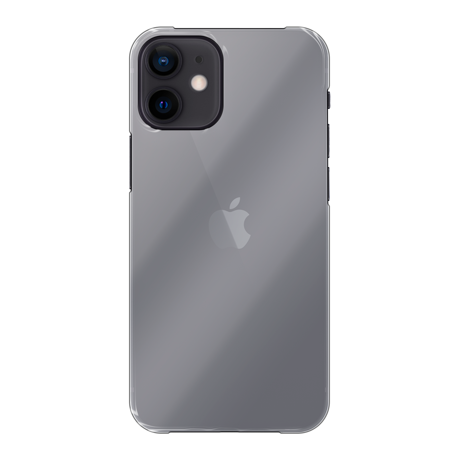 Apple iPhone 12 mini Hardcase (achterkant bedrukt, transparant)