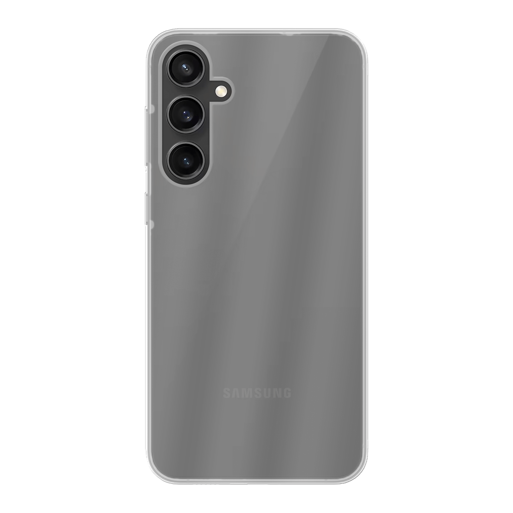 Samsung Galaxy S23 FE Zachte hoes (achterkant bedrukt, transparant)