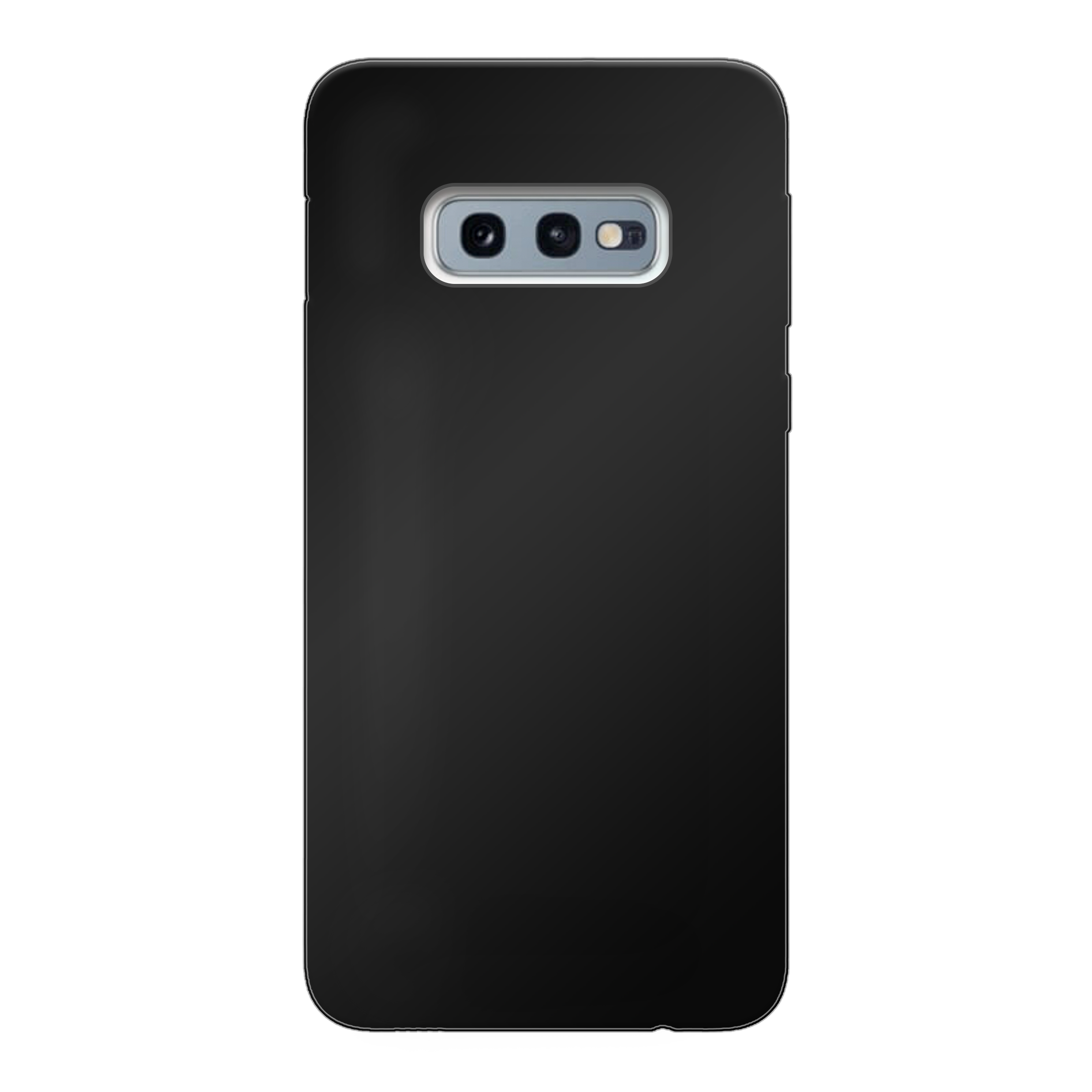 Samsung Galaxy S10e Zachte case (achterkant bedrukt, zwart)
