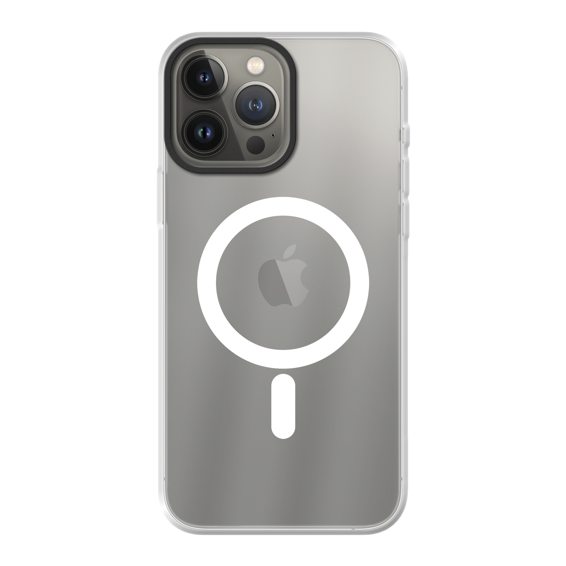 Apple iPhone 13 Pro Max Hybrid hoesje met MagSafe (achterkant bedrukt, transparant)