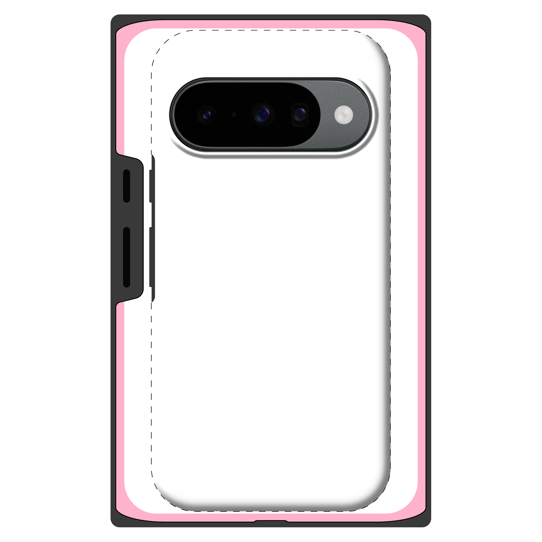 Google Pixel 10 / Pixel 10 Pro Tough case (volledig bedrukt, zwarte inzet)