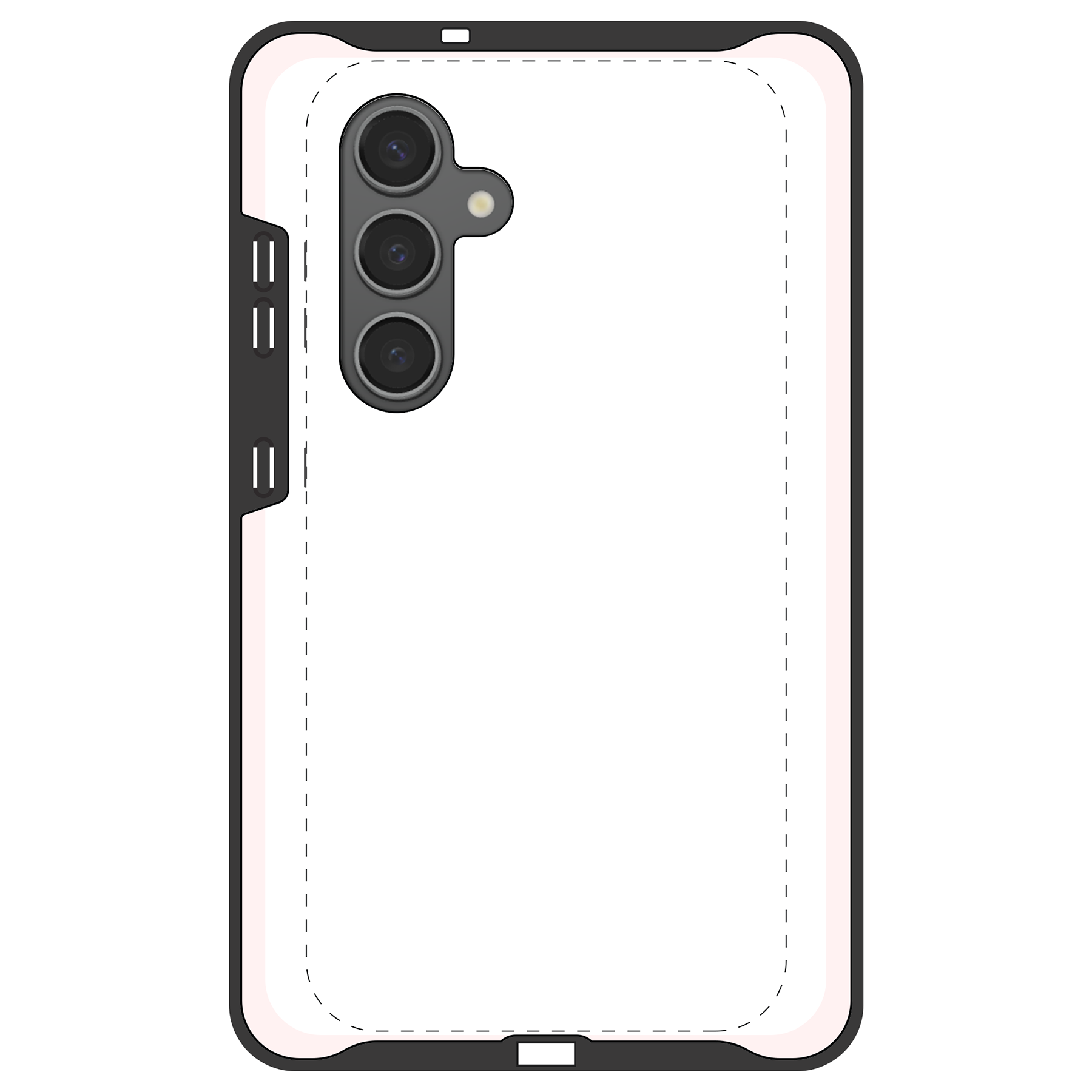 Samsung Galaxy S24 Plus Tough case (volledig bedrukt, zwarte inzet)