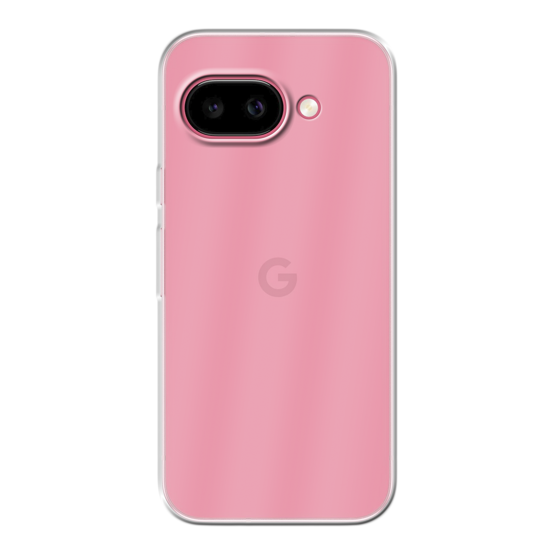 Google Pixel 9A Zachte hoes (achterkant bedrukt, transparant)
