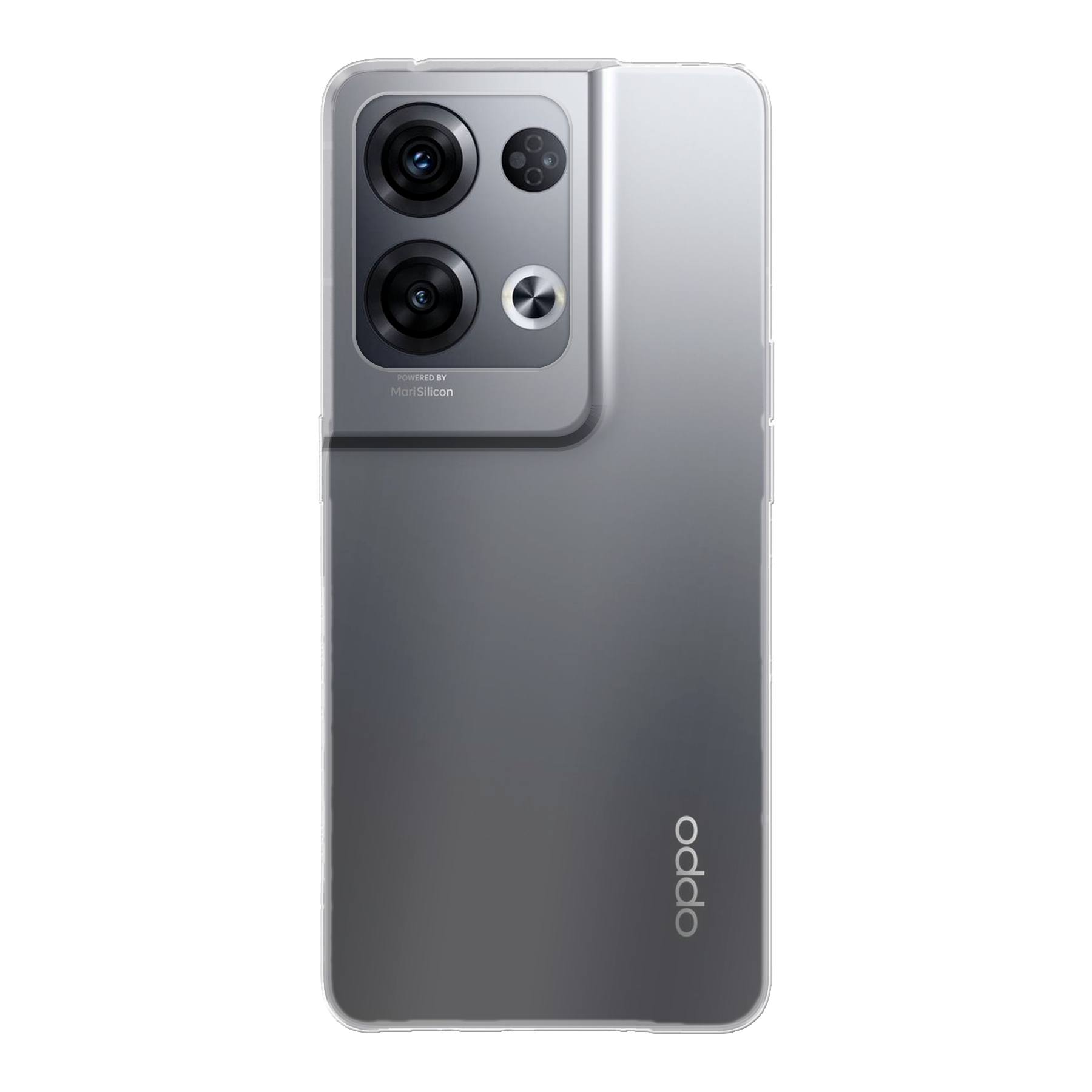 Oppo Reno8 Pro Zachte hoes (achterkant bedrukt, transparant)