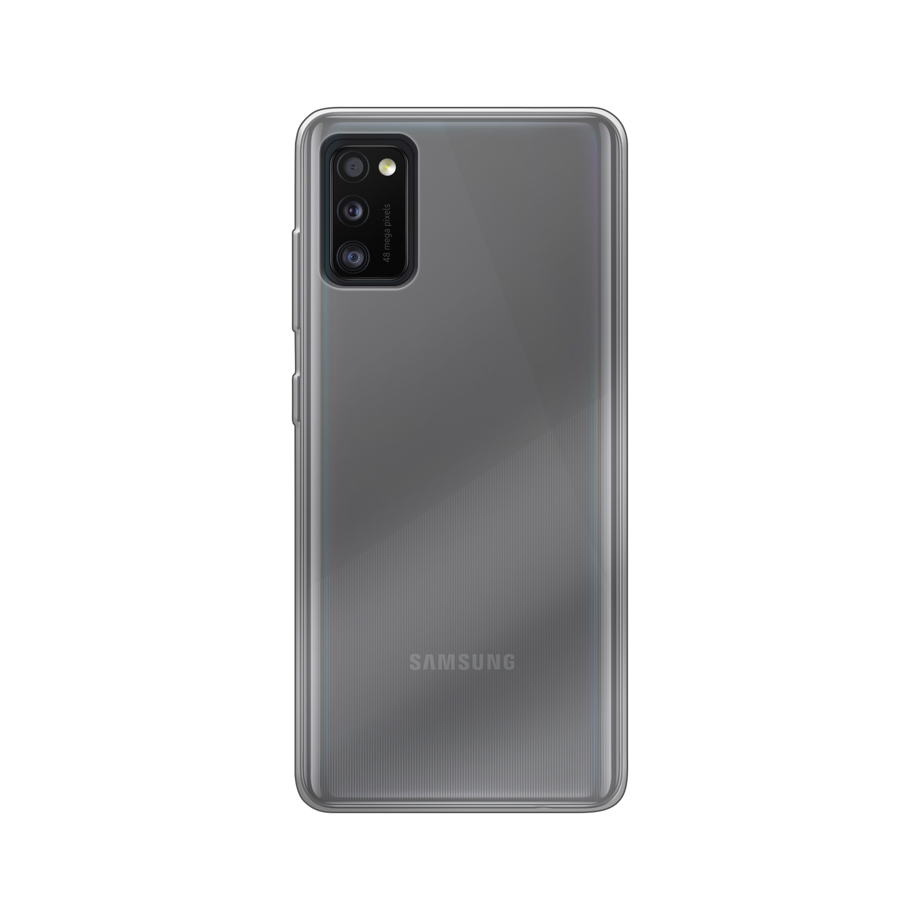 Samsung Galaxy A41 Zachte hoes (achterkant bedrukt, transparant)