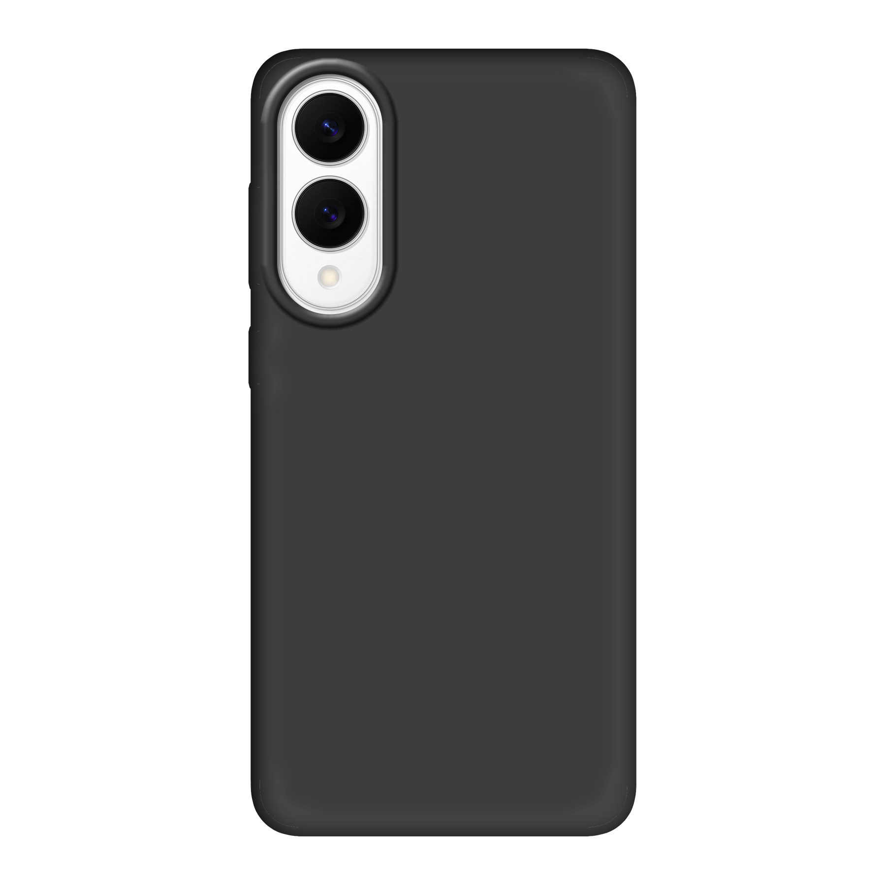 Samsung Galaxy S25 Edge Biologisch afbreekbaar hoesje (achterkant bedrukt, zwart)