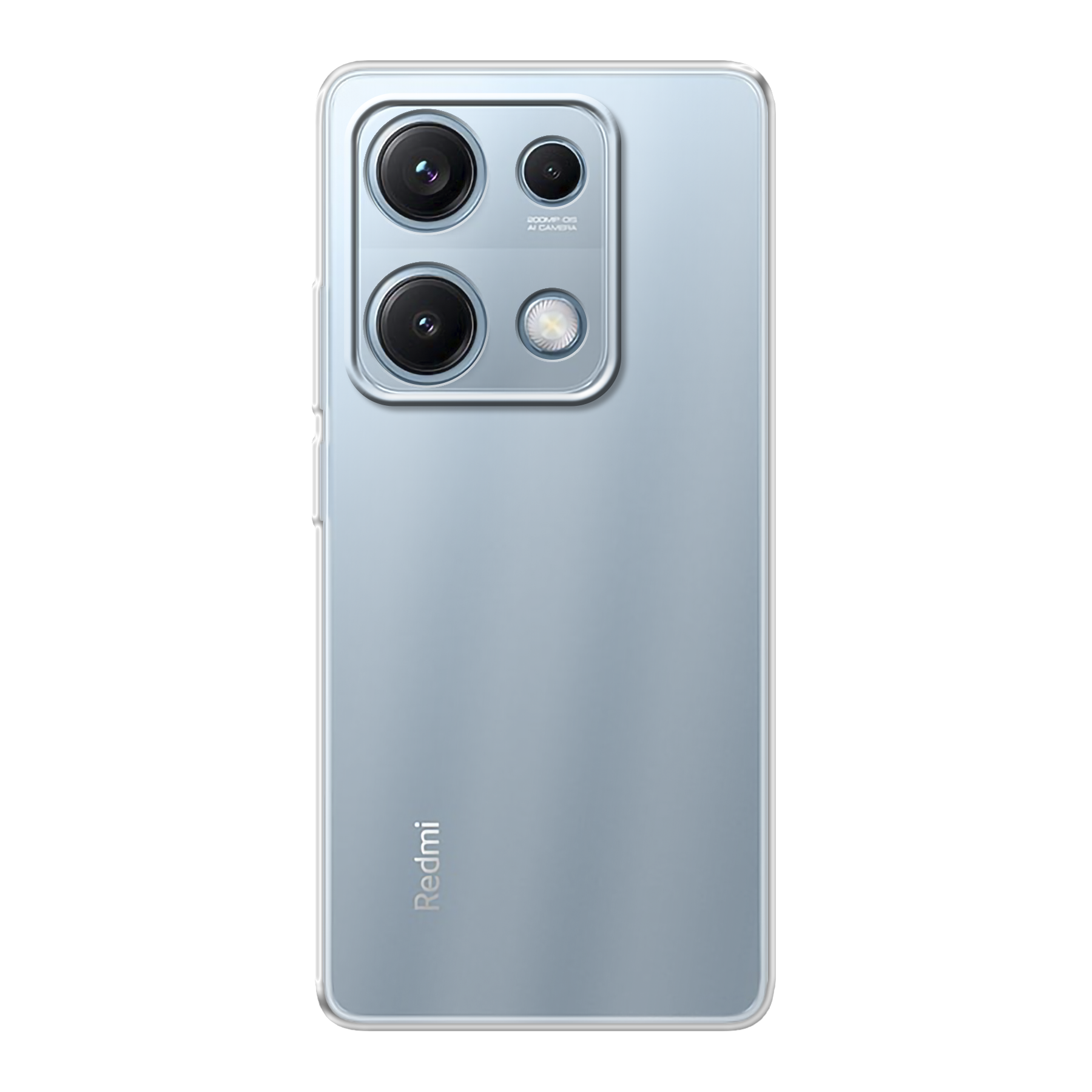 Xiaomi Redmi Note 14S Zachte hoes (achterkant bedrukt, transparant)