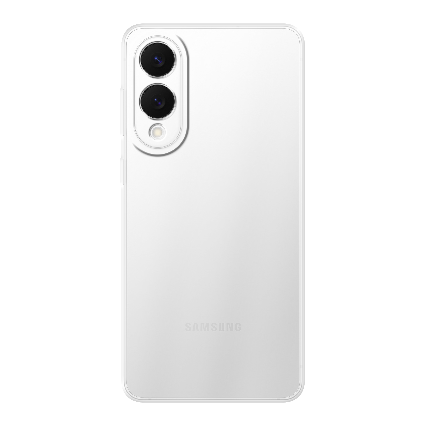 Samsung Galaxy S25 Edge Zachte hoes (achterkant bedrukt, transparant)
